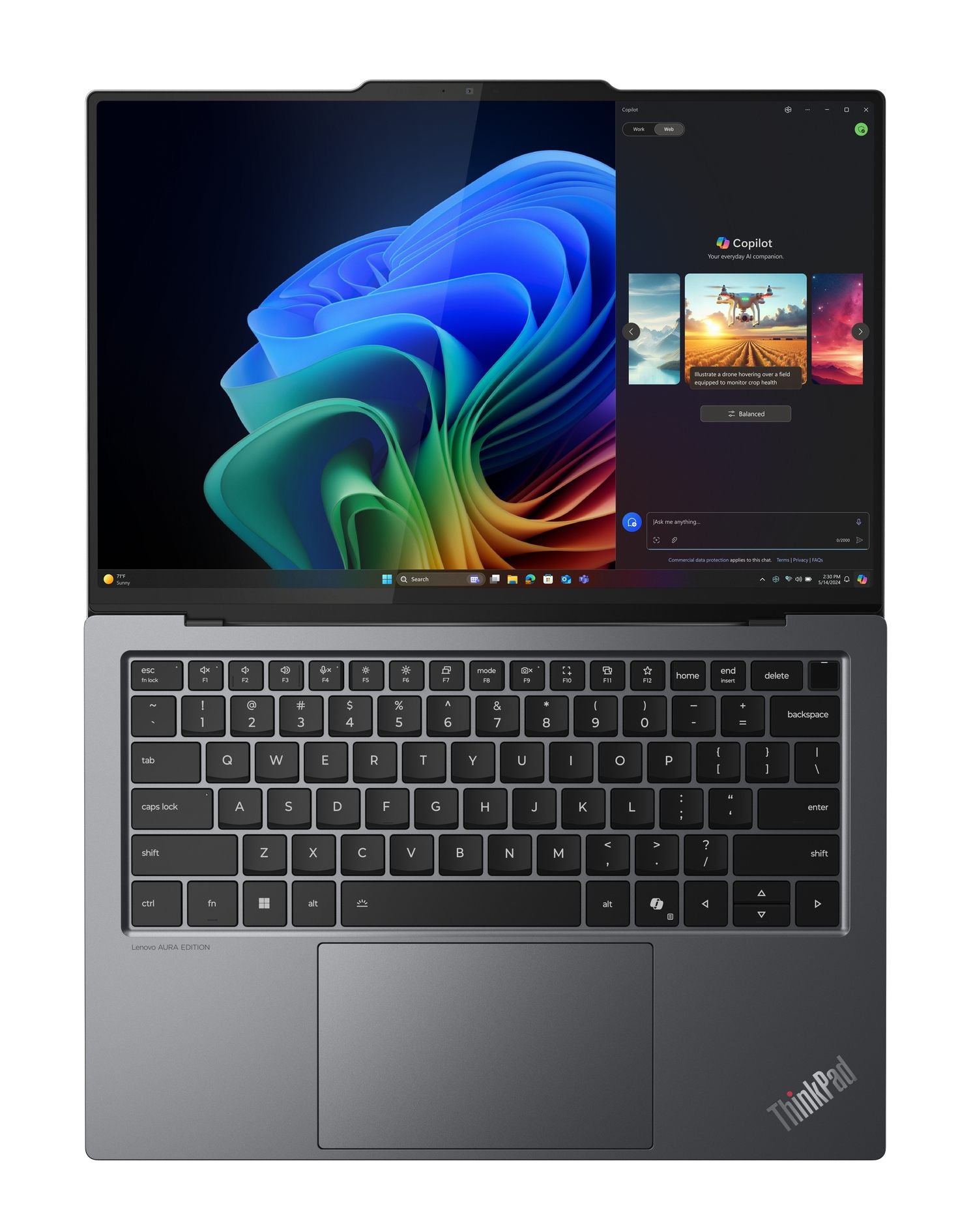 Lenovo ThinkPad X9-14 Gen1 14'' 2.8K OLED 500N Touch Intel Ultra 7 258V 32GB LP5X RAM 1TB SSD FPR Keyboard backlit ENG Euro W11P