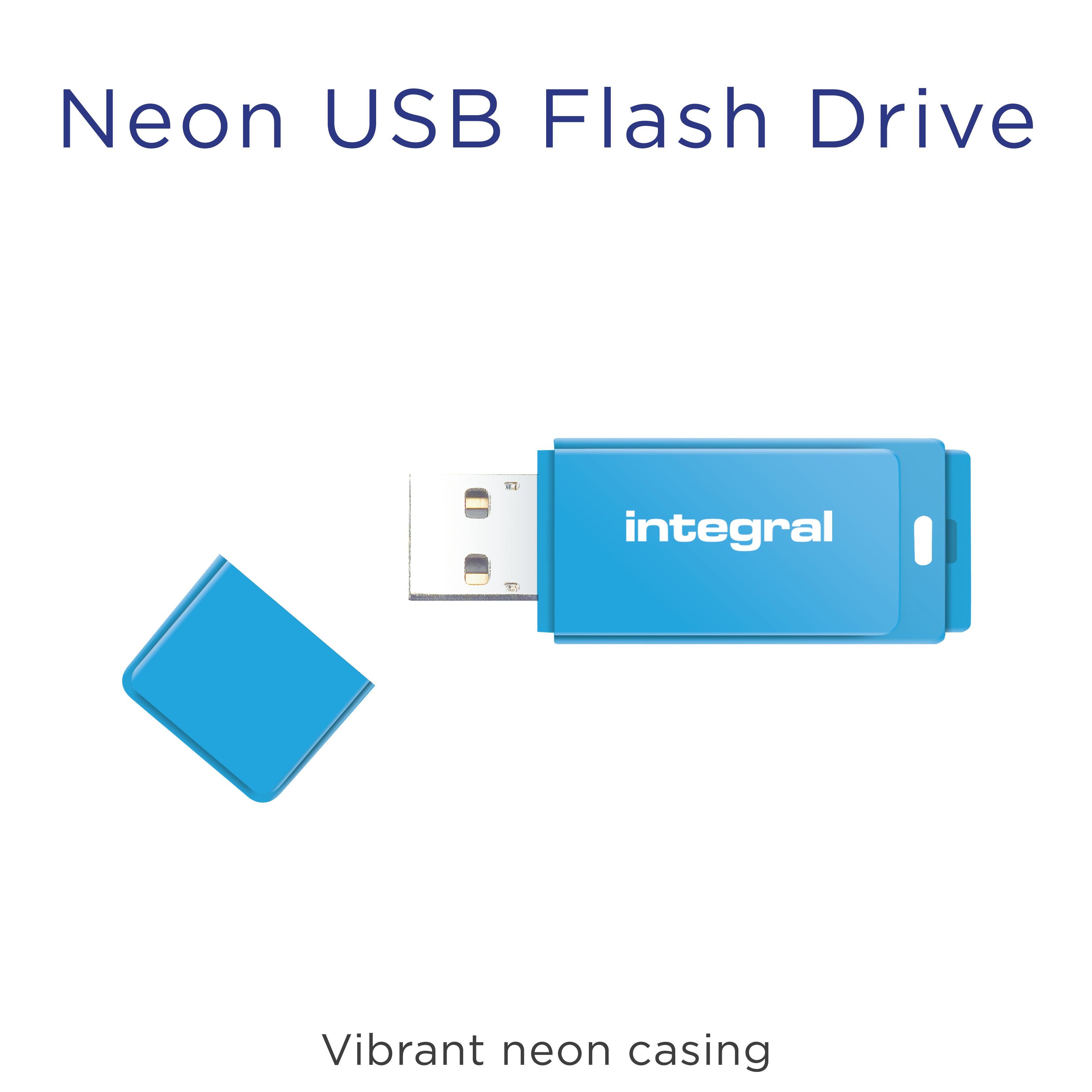 USB Flash Drive NEON 32GB Blue