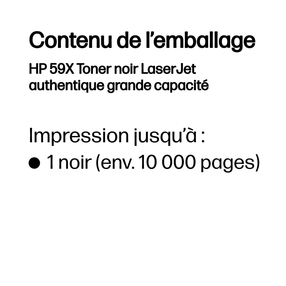 HP 59X Black LaserJet Toner Cartridge