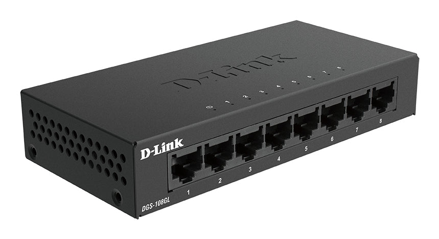 D-LINK 8-Port Layer2 Gigabit Light Switch without IGMP