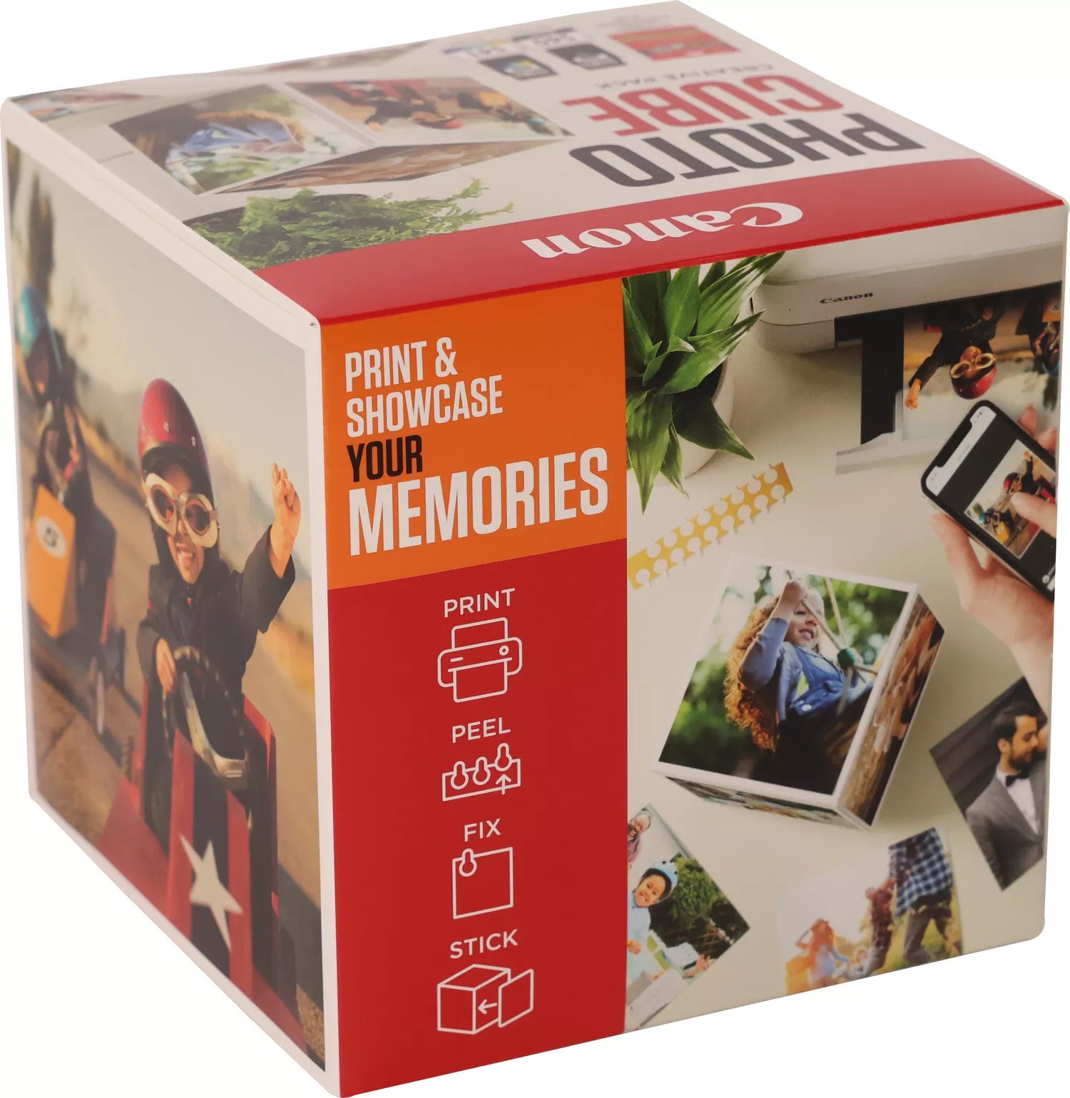 CANON PG-540/CL-541 Ink Cartridge Photo Cube Creative Pack White Orange