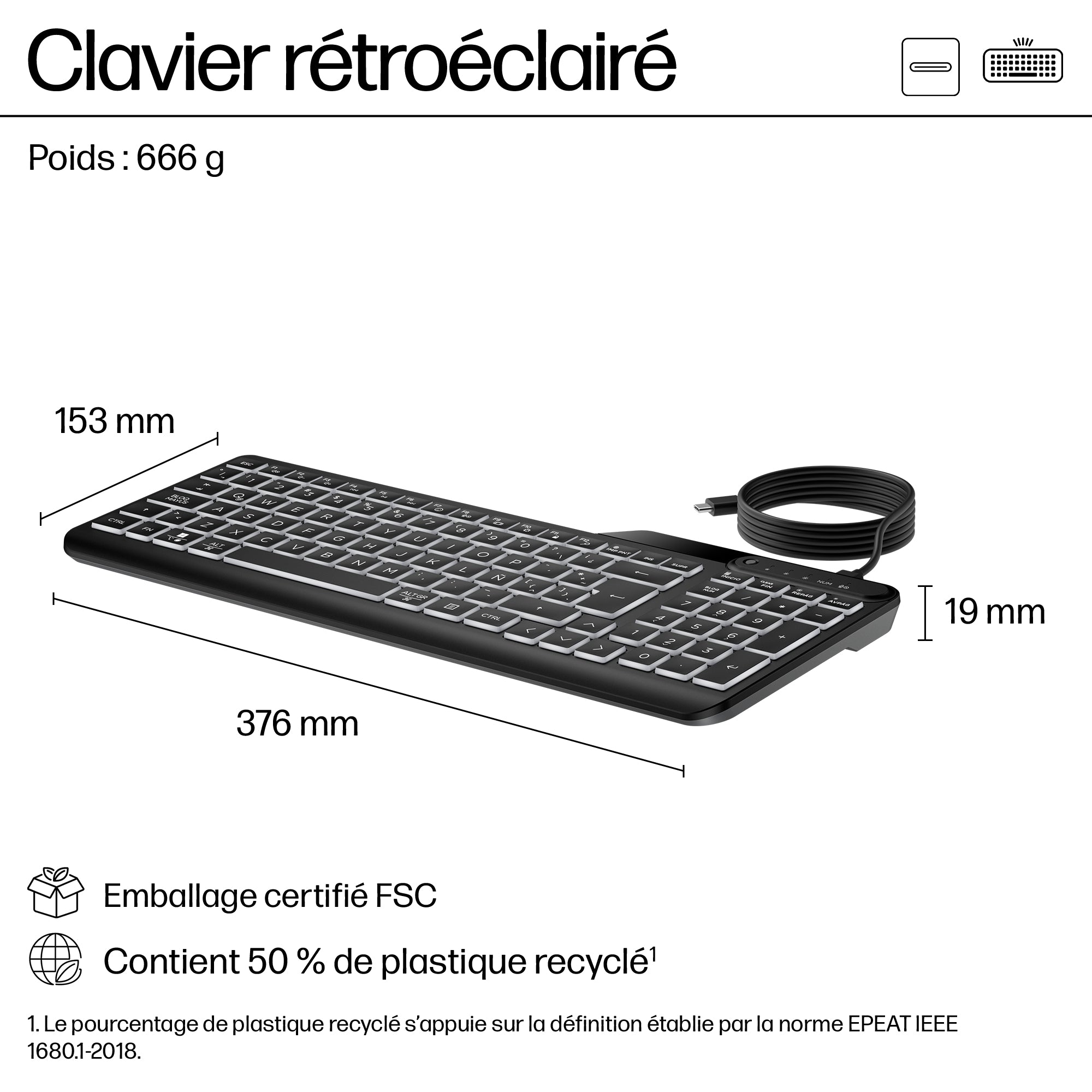 HP 405 Multi-Device BL WD KBD France