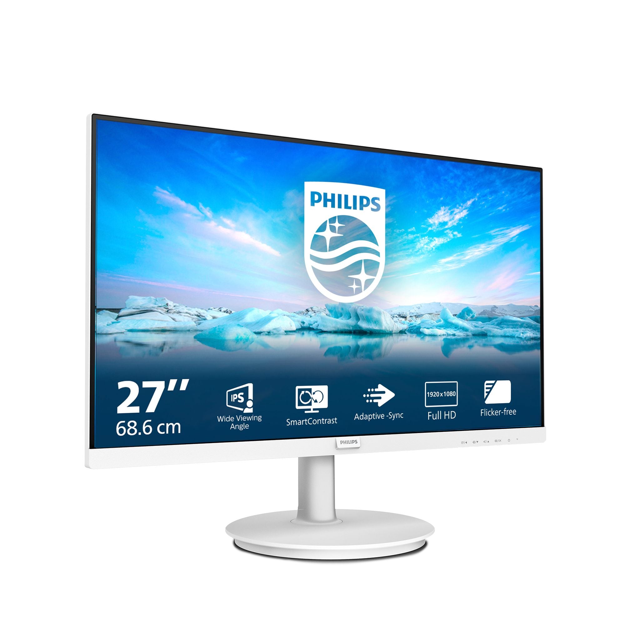 PHILIPS 271V8AW/00 27p IPS 1920x1080 16:9 HDMI D-SUB White