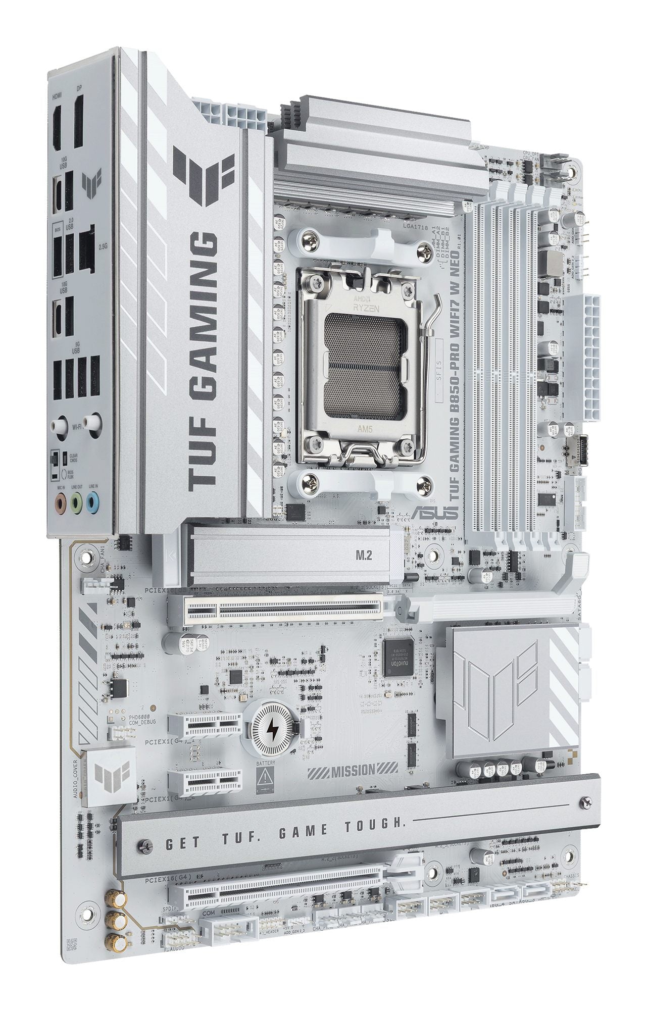 ASUS AMD B850 ATX motherboard DDR5 PCIe 5.0 3xM.2