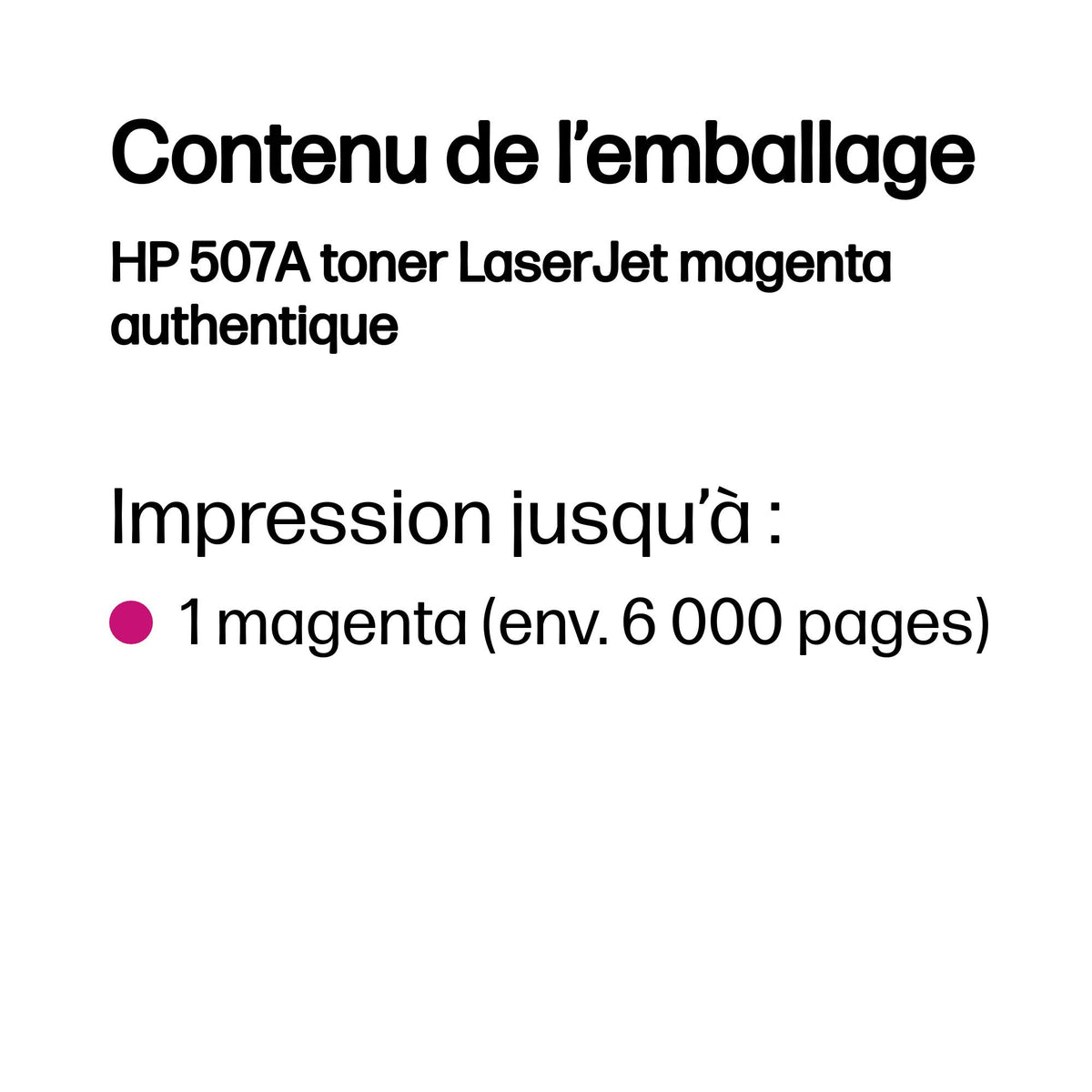 HP 507A original Toner cartridge CE403A magenta standard capacity 6.000 pages 1-pack