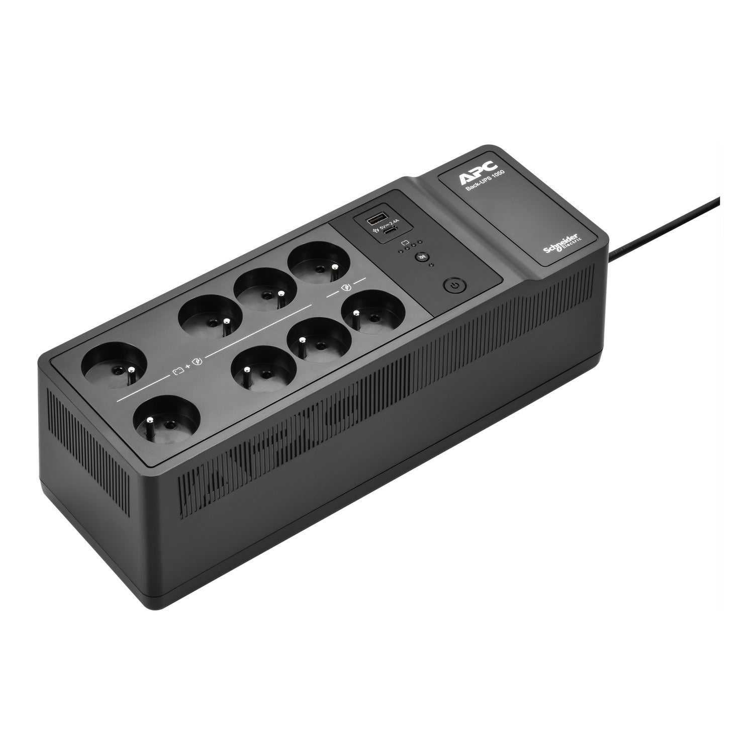 APC Back-UPS 1050VA 8 French outlets 230V USB Type-C and A charging ports