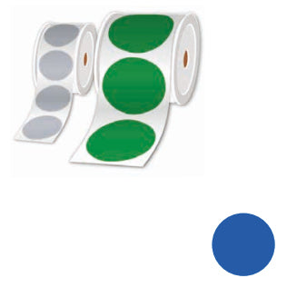 BROTHER Pre-cut and pre-printed round labels calendar tags on rolls Black 50mm - 500 labels / roll