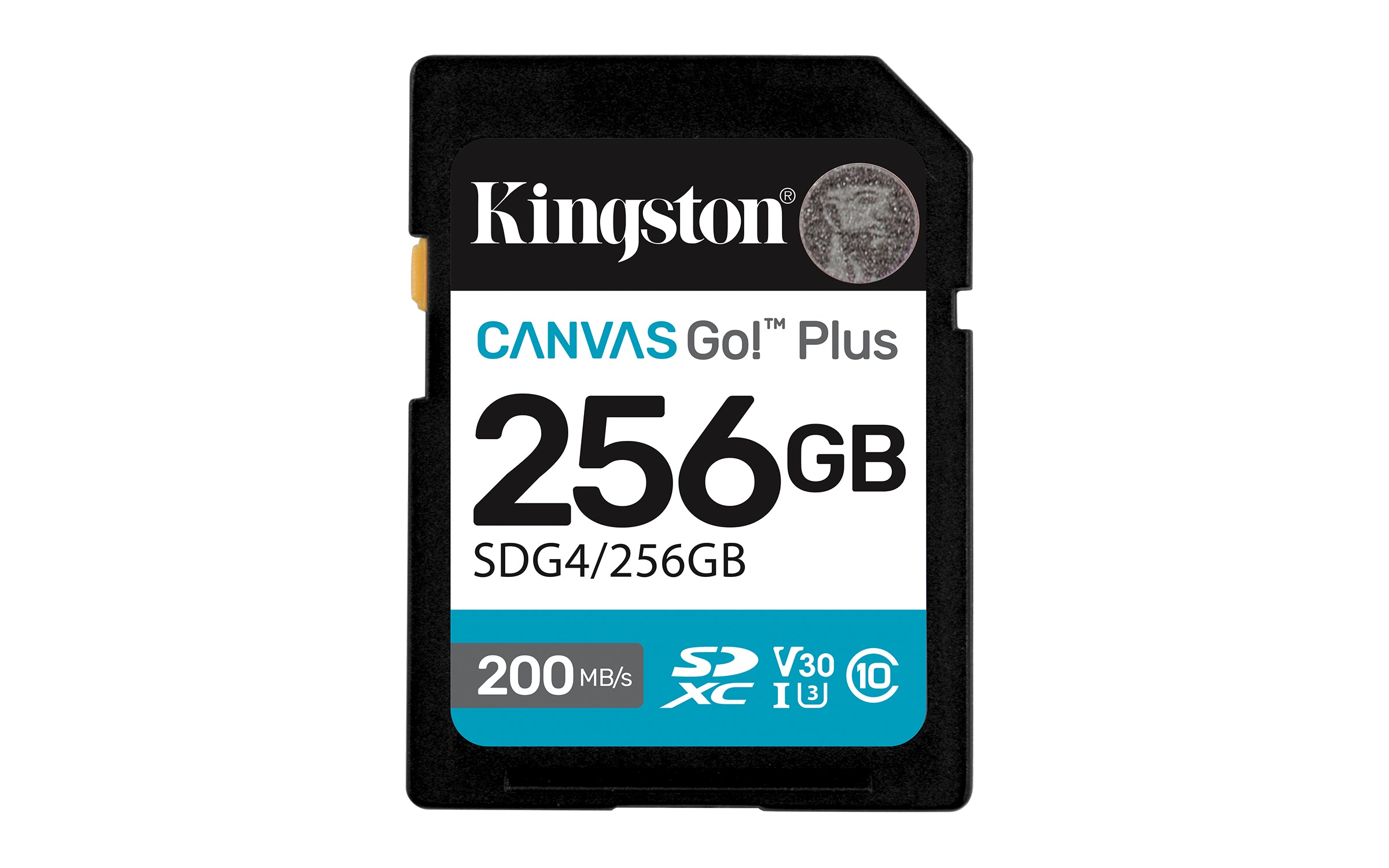 KINGSTON 256Go SDXC Canvas Go Plus Gen4 200Mo/s C10 UHS-I U3 V30