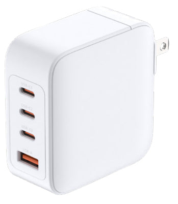 D-LINK Chargeur GaN 100W 3 ports USB-C 1 port USB-A Charge simultanée de 4 équipements Charge rapide