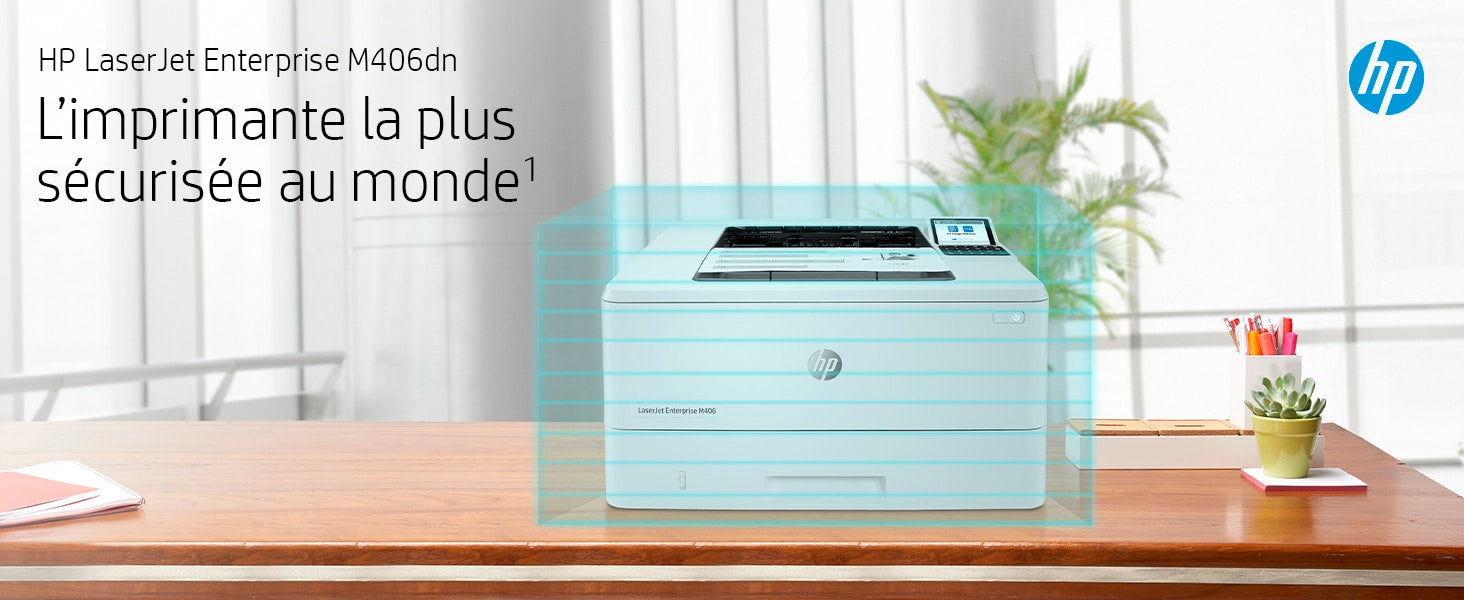 HP LaserJet Enterprise M406dn Printer Mono Duplex laser A4 1200x1200dpi 40ppm 350sheets USB LAN