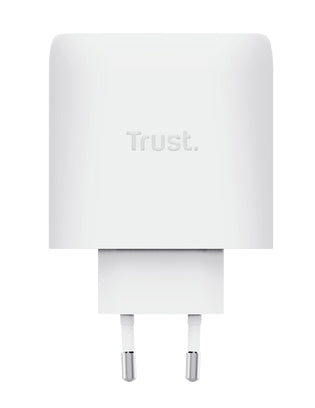 TRUST Alimentation universelle MAXO USB-C 65 watts GAN Apple PC 1 port + câble blanc