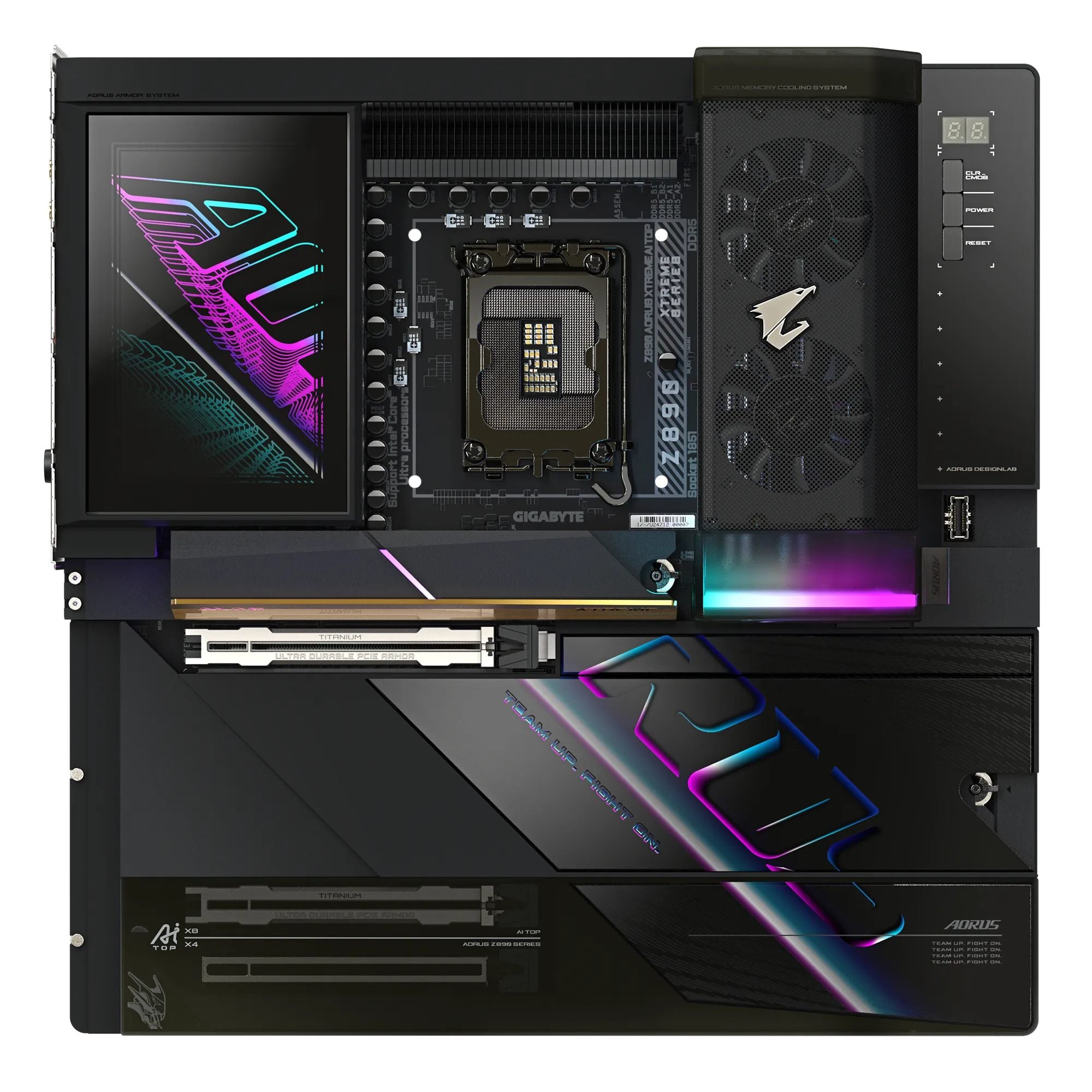 GIGABYTE Z890 AORUS XTREME AI TOP Intel Z890 LGA 1851 (Socket V1) ATX étendu