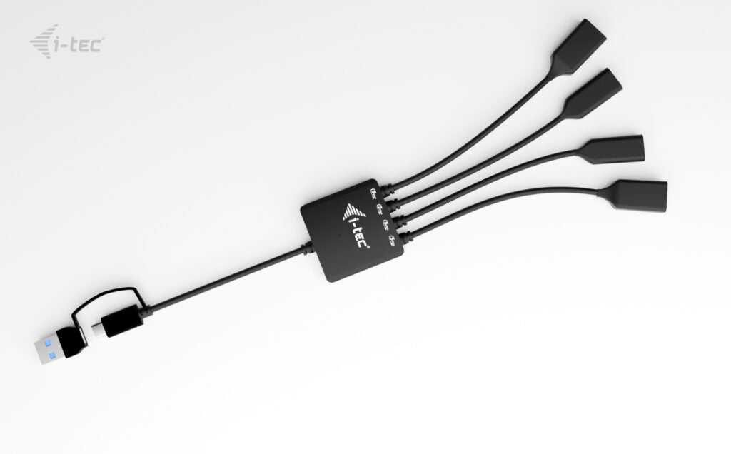 I-TEC USB-C/USB-A Cable HUB 4 port 2x USB-C 3.2 Gen 1 2x USB-A 3.2 Gen 1