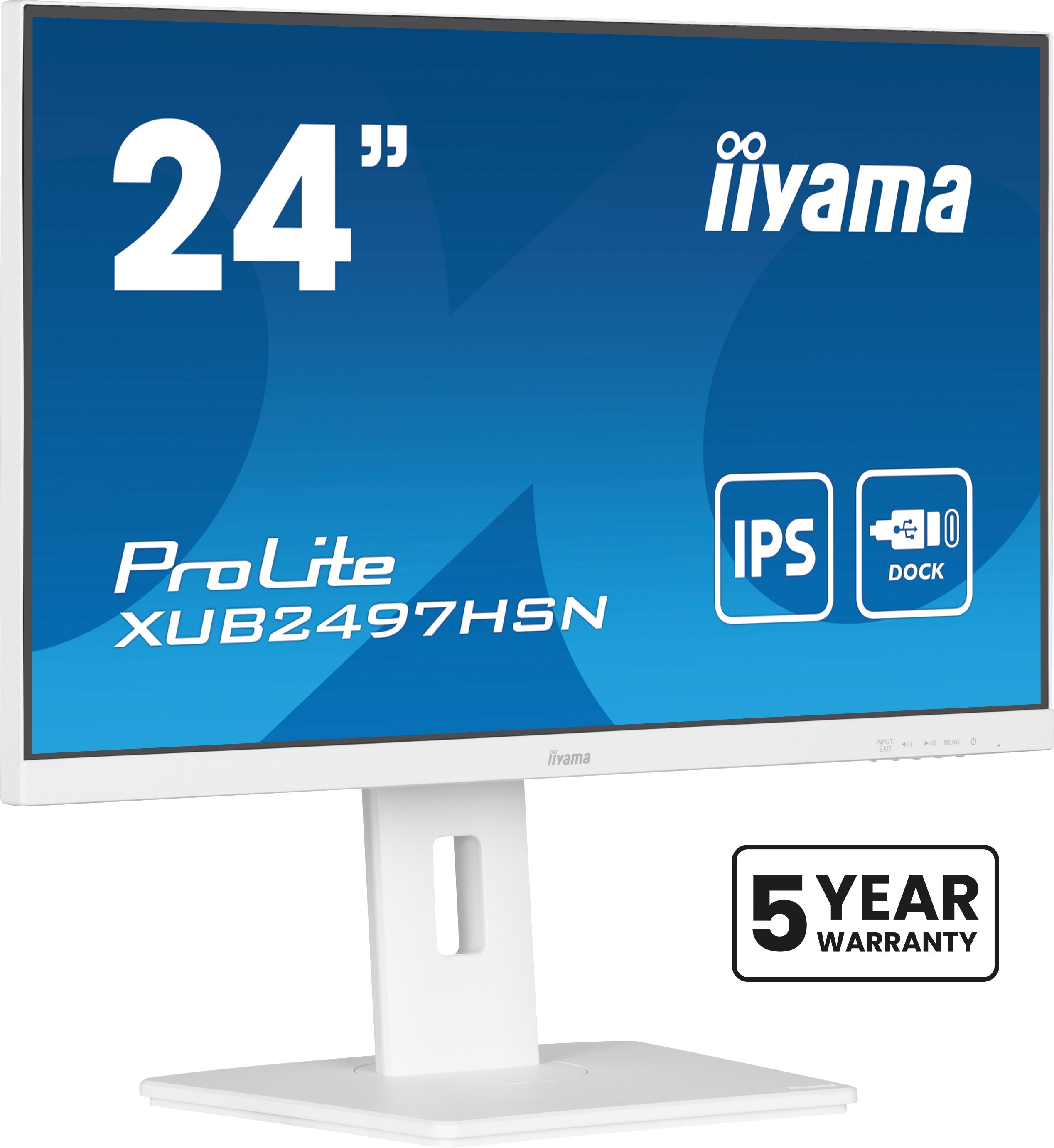 IIYAMA- Ecran bureautique 24" XUB2497HSN-W1 Blanc