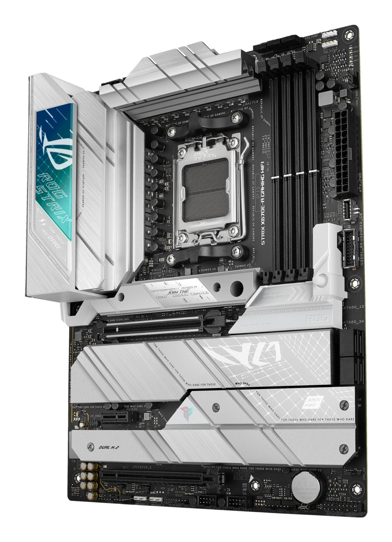 ASUS ROG STRIX X670E-A GAMING WIFI AM5 ATX MB 4xDIMM DDR5 4xM.2 4xSATA
