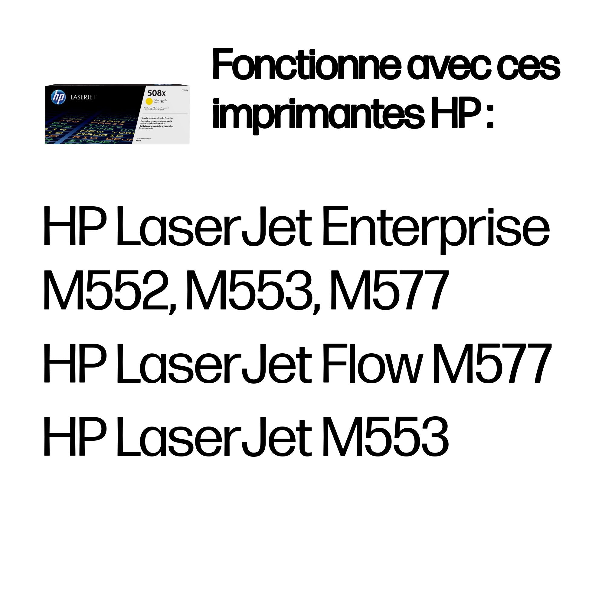 HP 508X original Toner cartridge CF362X yellow 9.500 pages high capacity