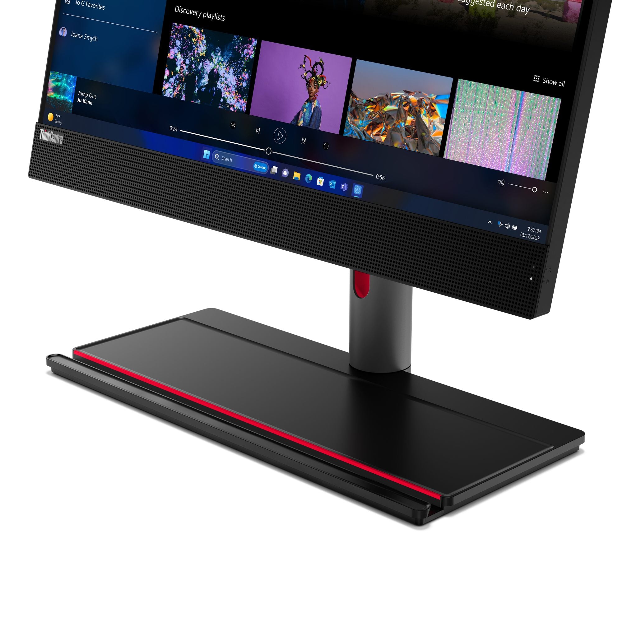 "Lenovo ThinkCentre M90a Gen 5 Intel® Core™ i5 i5-14400 60,5 cm (23.8"") 1920 x 1080 pixels PC All-in-One 8 Go DDR5-SDRAM 512 Go SSD Windows 11 Pro Wi-Fi 6E (802."