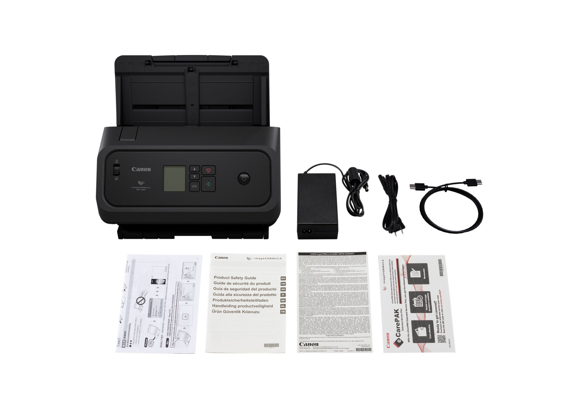 CANON DR-C340 A4 Document Scanner Duplex 40ppm 100 sheet ADF USB