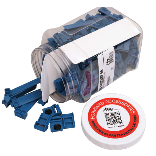 Middle Atlantic Forward Sm Device Side Clamp, 60 Pack