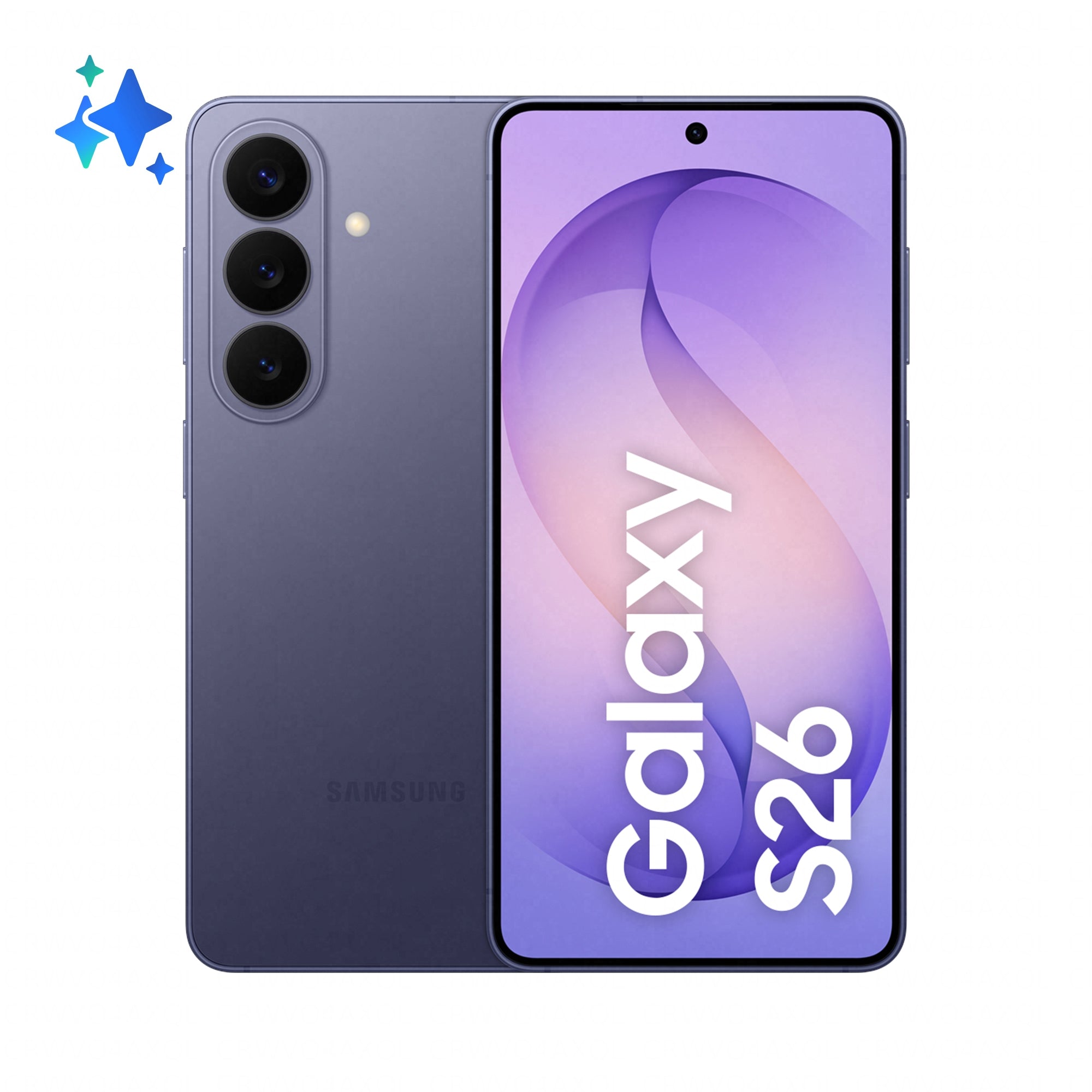 "Samsung Galaxy S26 16 cm (6.3"") Double SIM Android 16.0 5G USB Type-C 12 Go 256 Go 4300 mAh Violet"