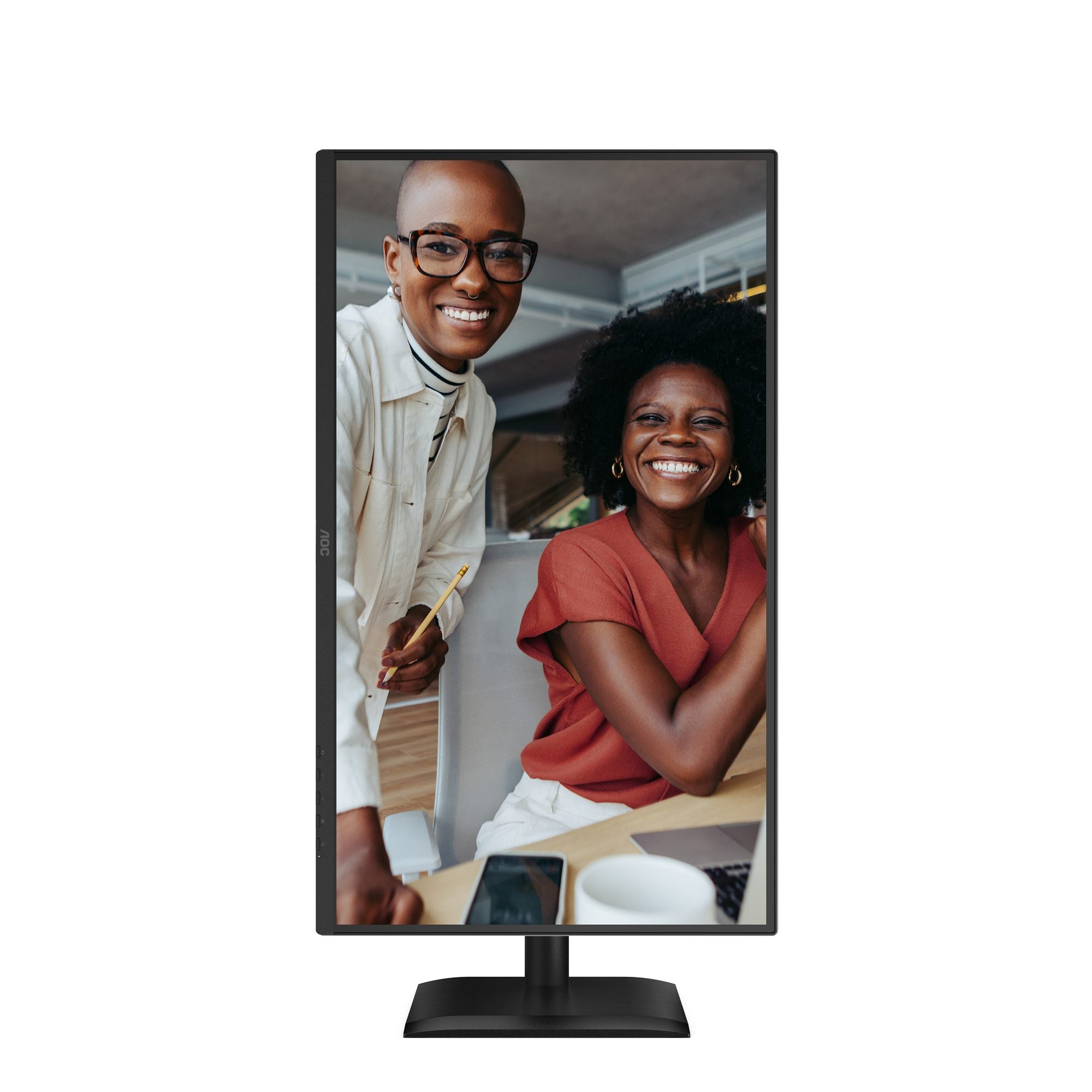 AOC 27E4CV - Écran LED - 27" - 1920 x 1080 Full HD -  @ 120 Hz - IPS - 300 cd/m² - 1500:1 - 4 ms - HDMI, DP, USB-C, RJ45, GAR 5 ans
