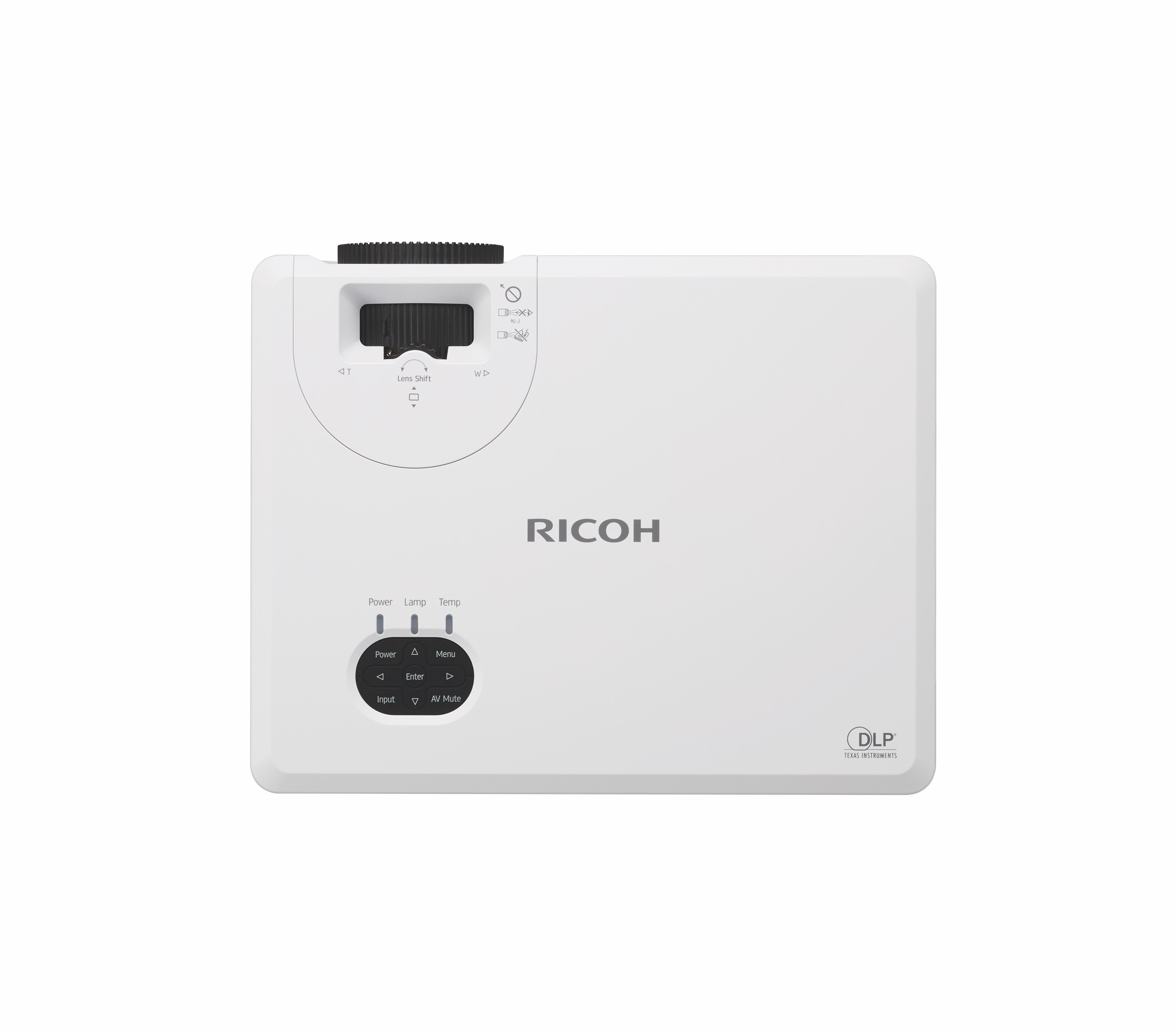 RICOH PJ WXL5860 30-300p WXGA 1280x720 4700 Lumens HDMI 2.0 Compact IP6X DLP Laser Projector