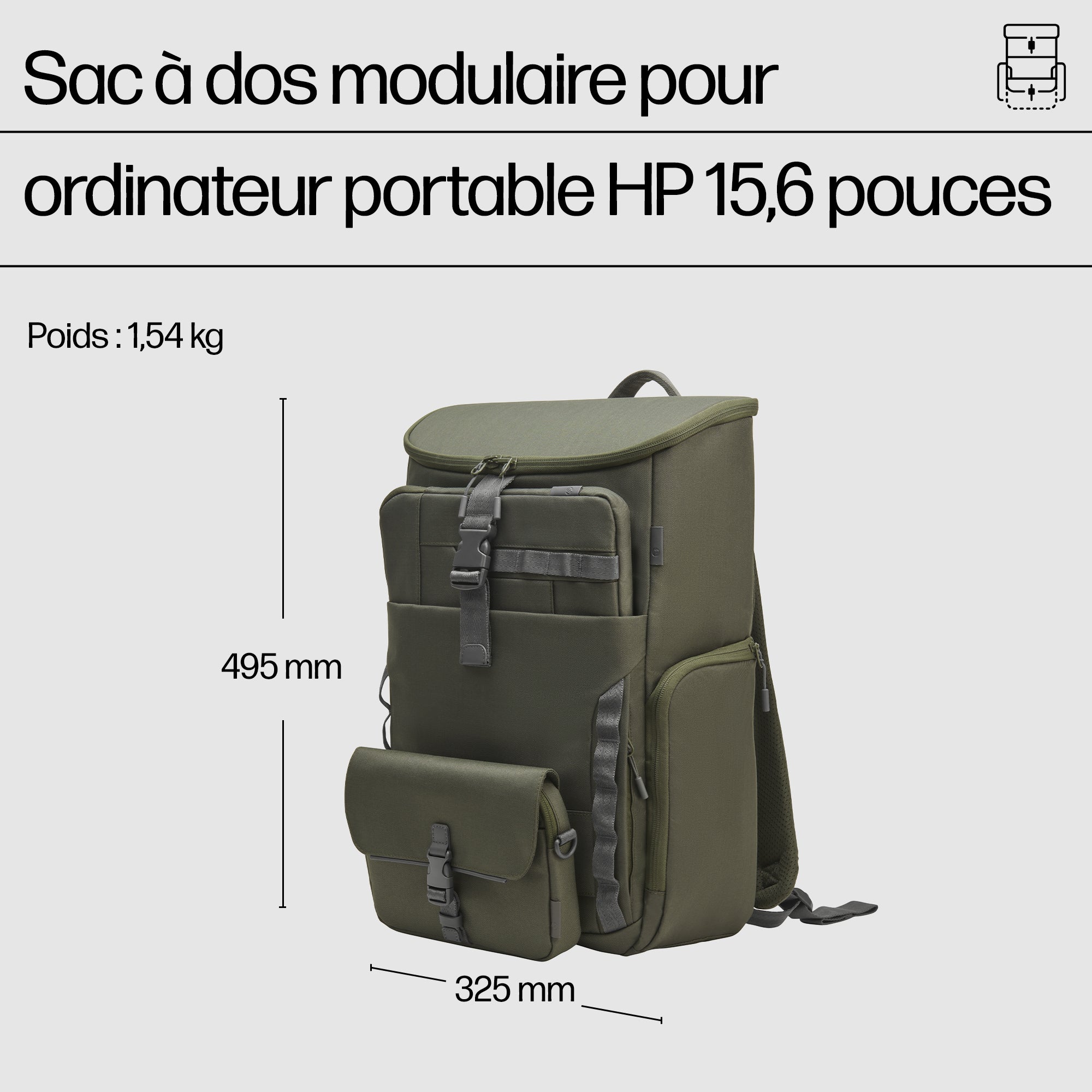 HP 15.6 Mod Lptp Bckpk