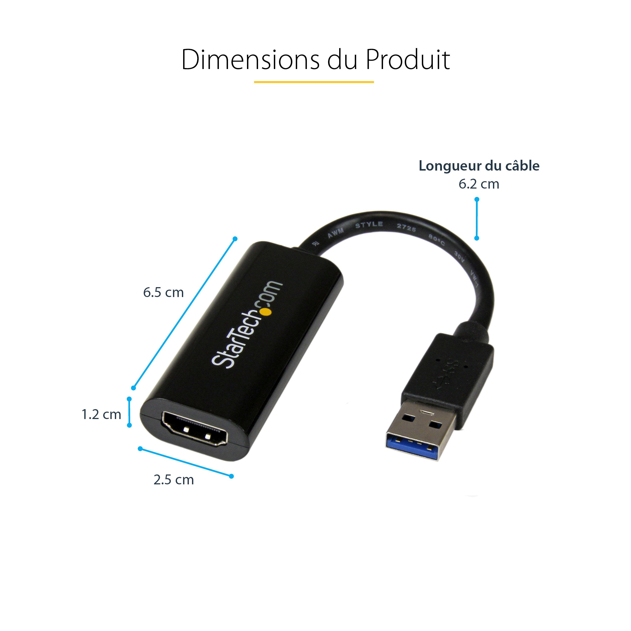 Slim USB 3.0 to HDMI External Video Card