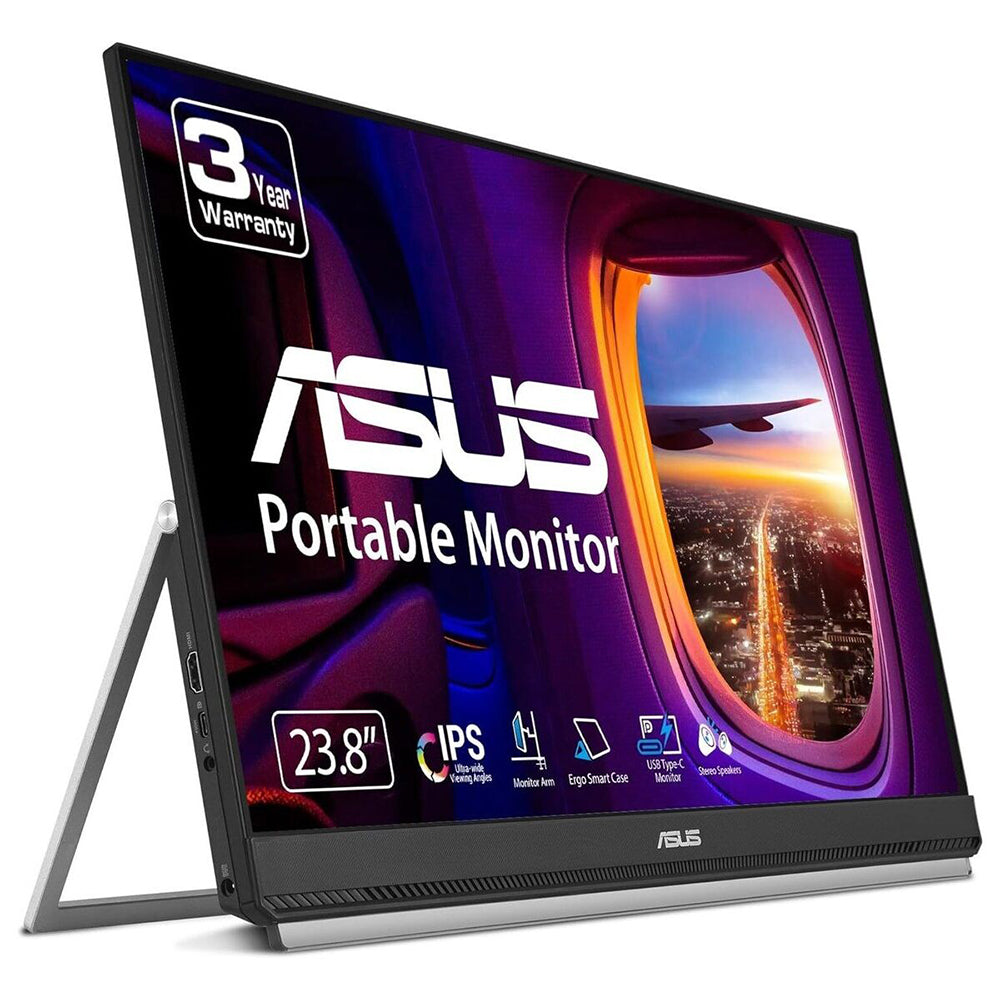 ASUS ZenScreen MB249C 24p portable Monitor Full HD 1920x1080 60W FreeSync IPS Panel 16:9 Speaker USB Type-C HDMI