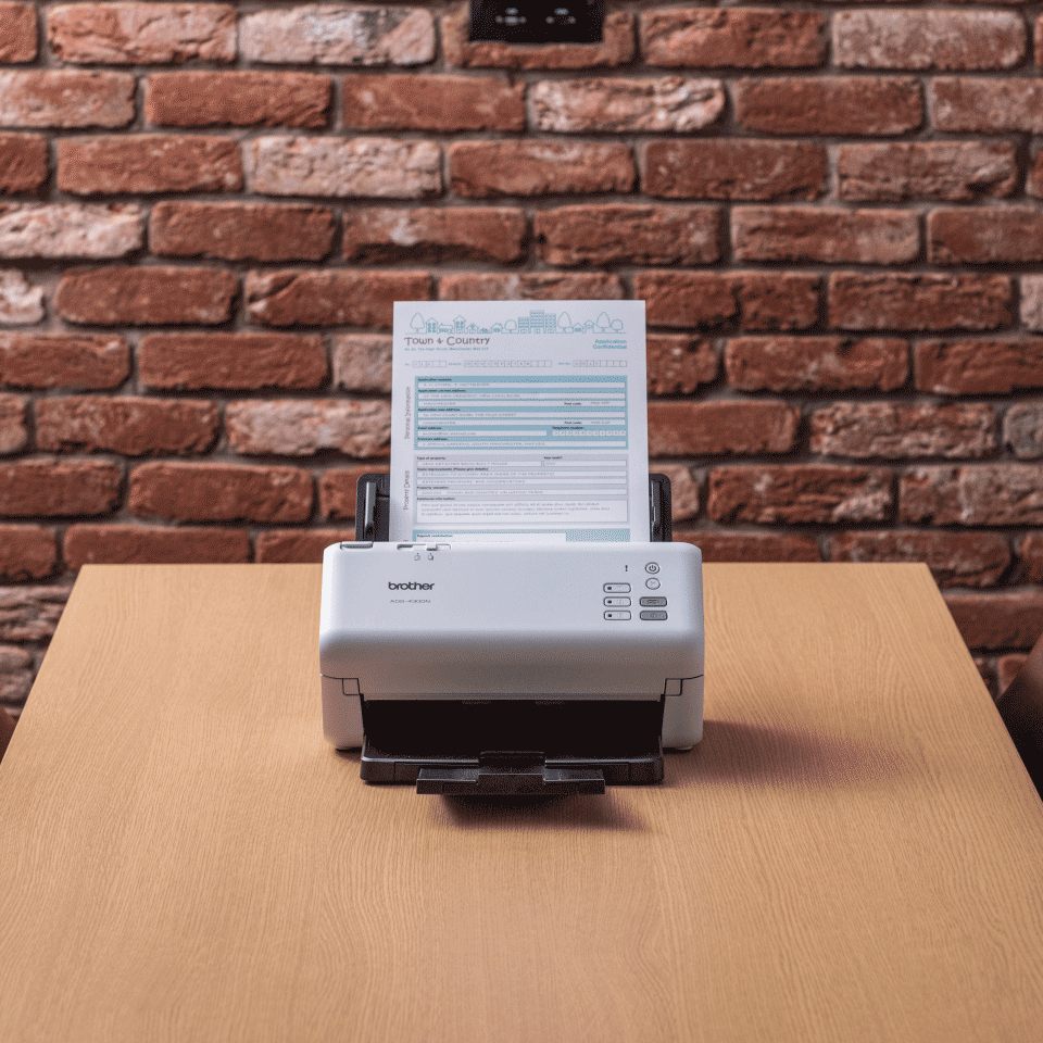 BROTHER Document Scanner Duplex Office 40ppm/80ipm ADF Feeder 80 f. ethernet