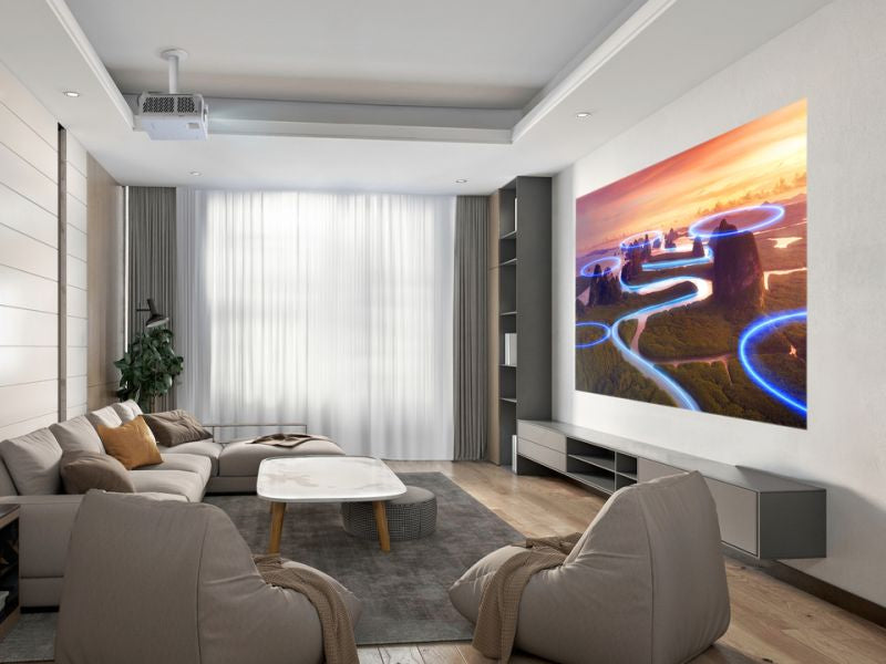 ViewSonic LX750-4K Laser Projector 4K UHD 4,000 ANSI Lumens White