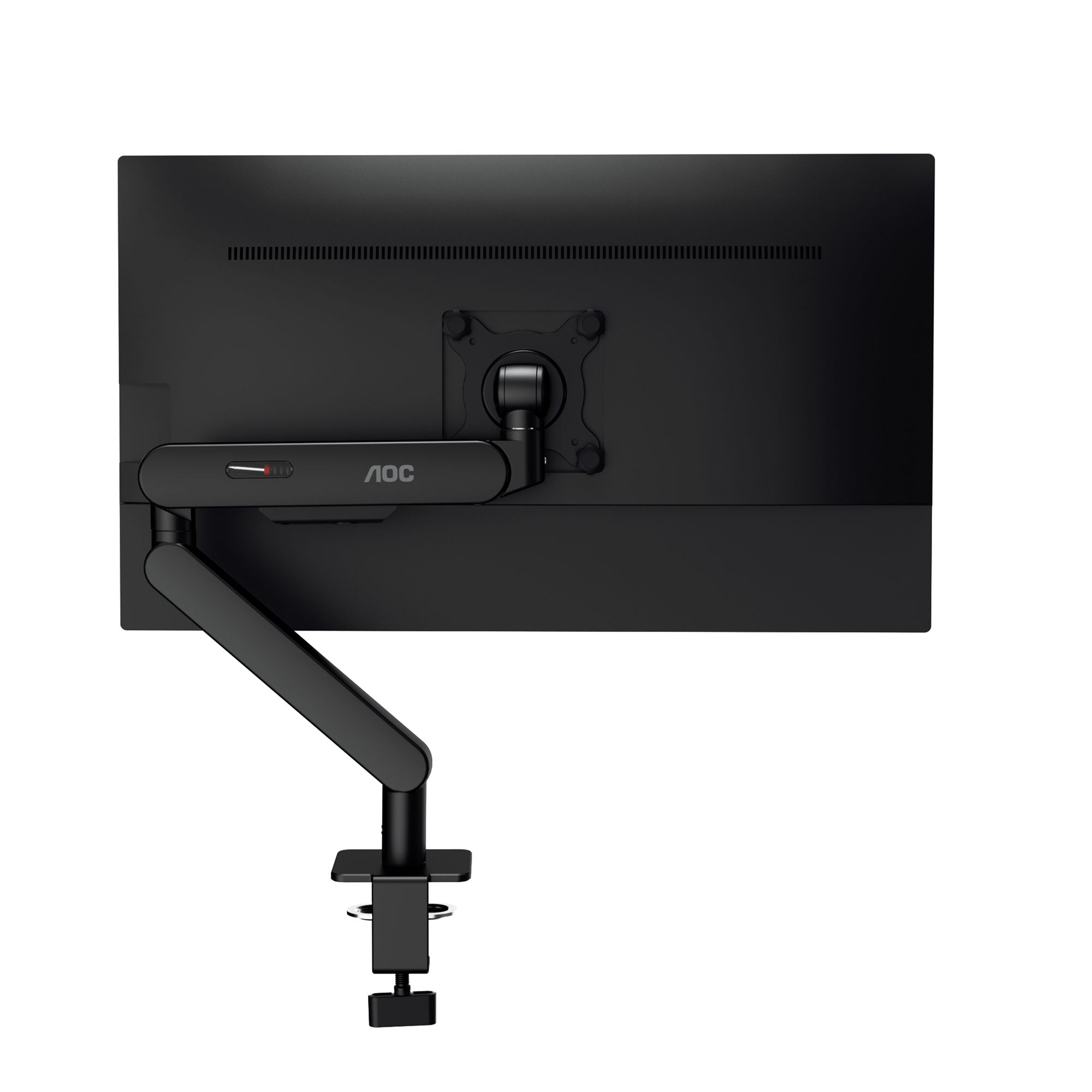 AOC AM400 bras réglable - pour écran plat - alliage d'aluminium - noir - Taille d'écran : 17"-34" - montrable sur bureau