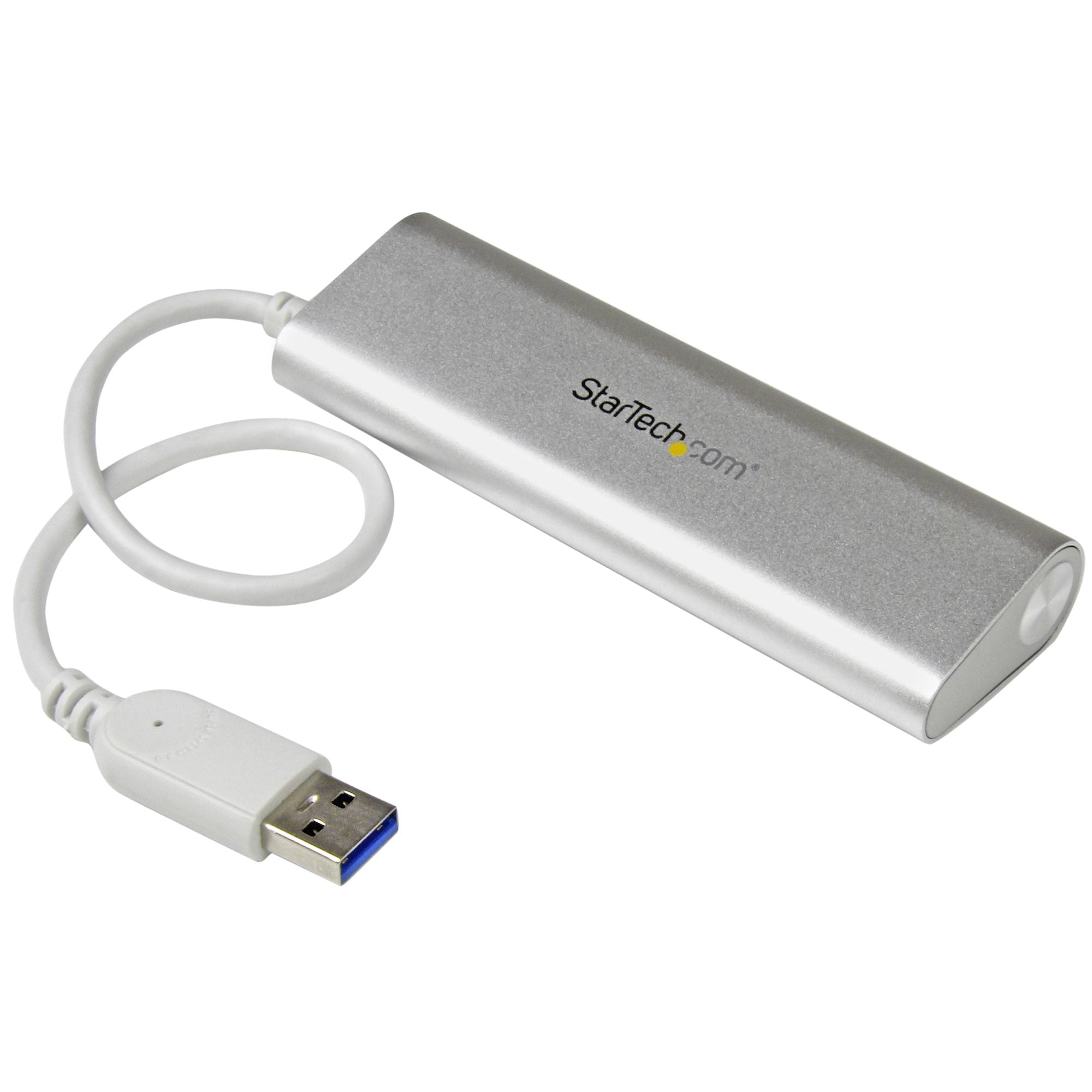 4 Port Portable USB 3.0 Hub - Aluminum