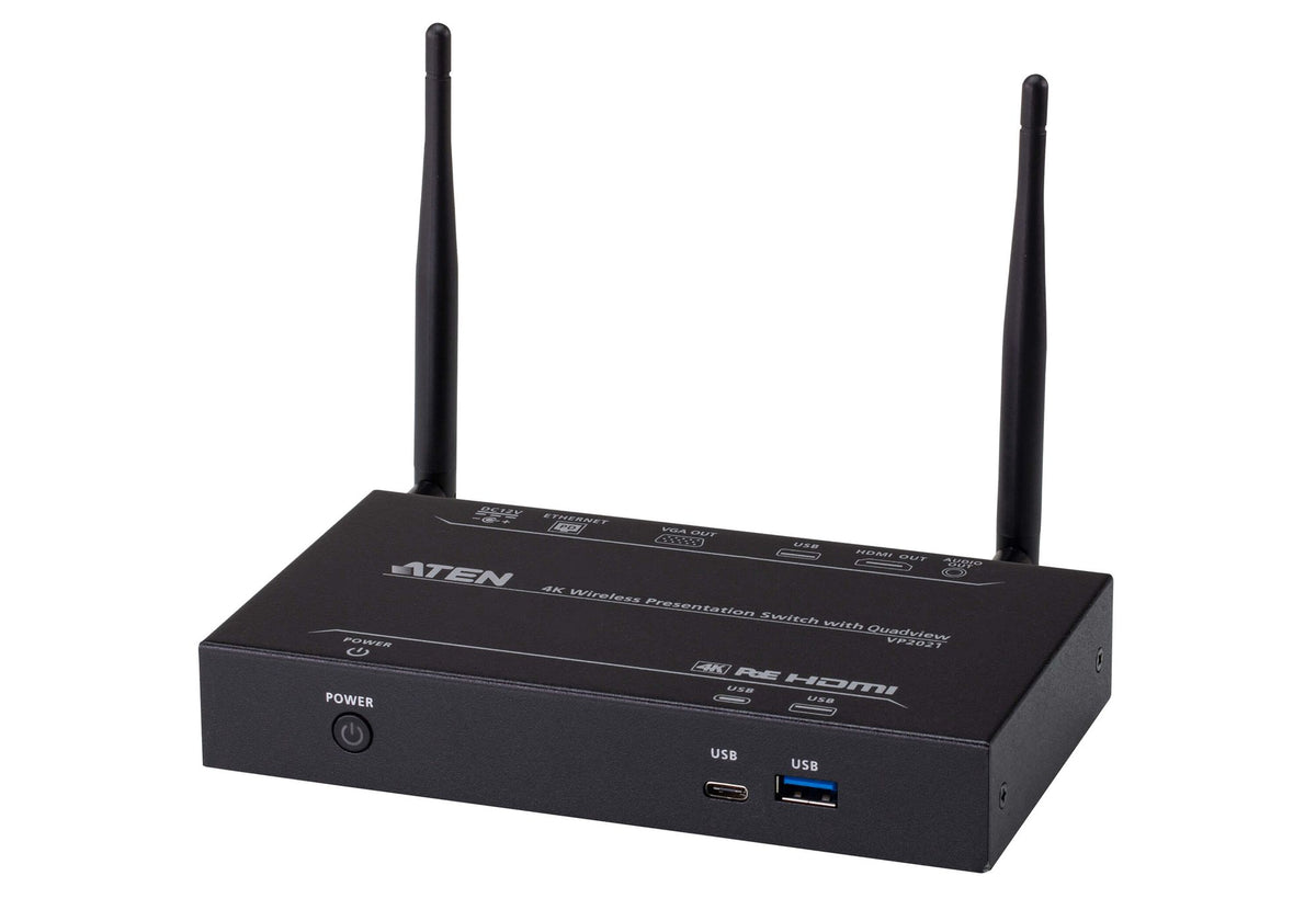 ATEN VP2021 systeme de présentation sans fil HDMI + VGA (D-Sub) Bureau