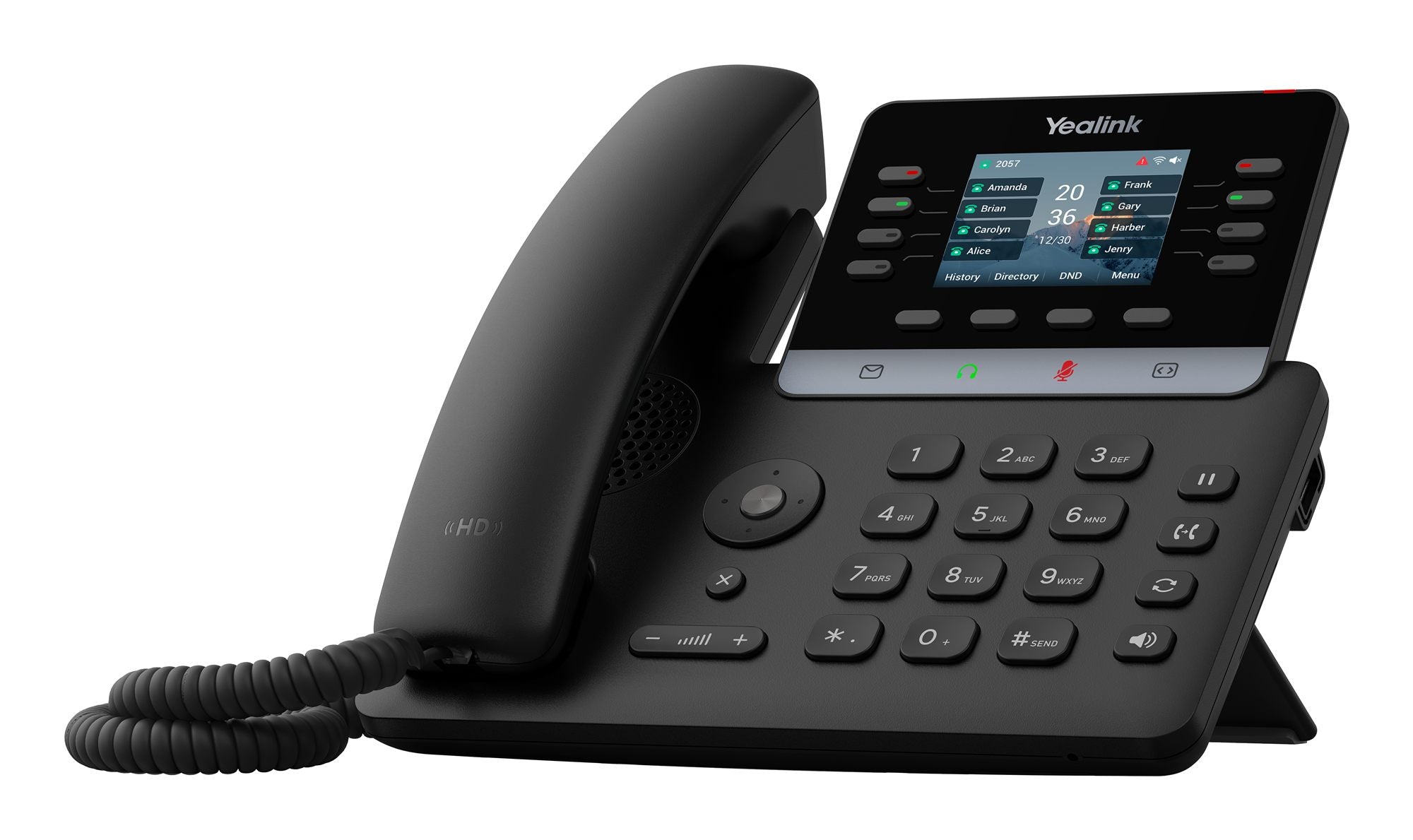 Yealink T73W téléphone fixe Noir LCD Wifi