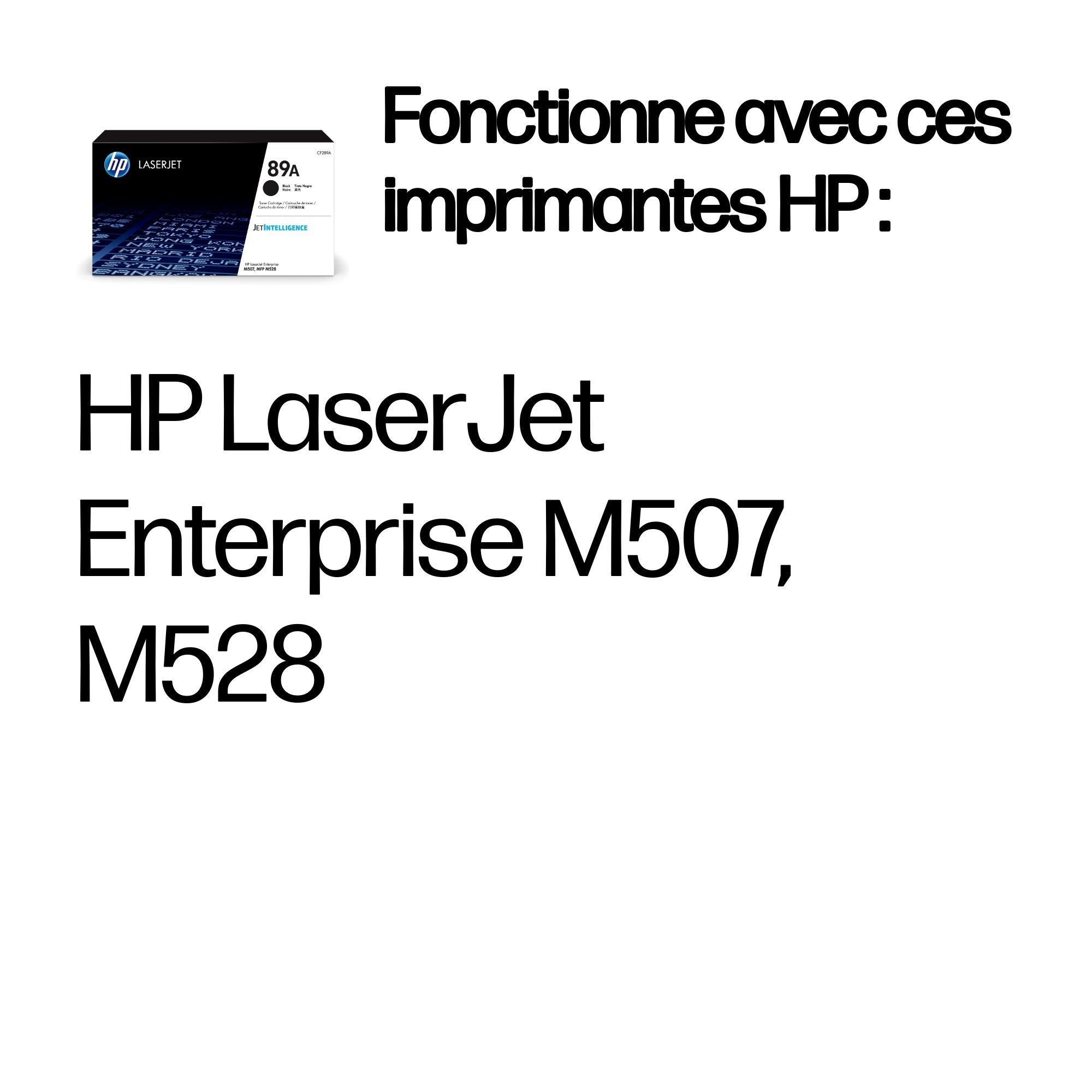 HP 89A Black LaserJet Toner Cartridge