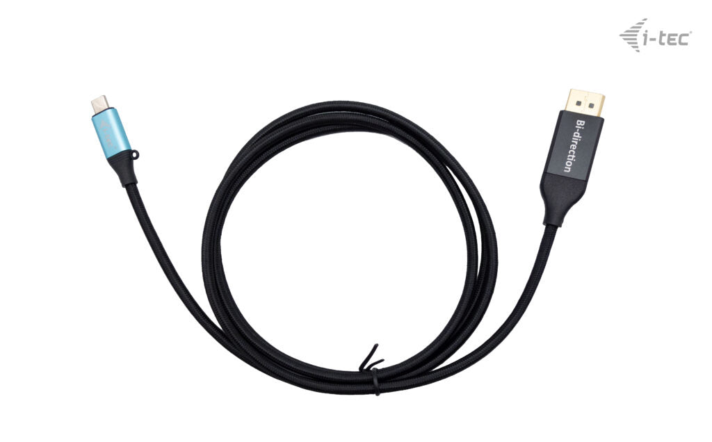 I-TEC USB-C DisplayPort Bi-Directional Cable Adapter 8K/30Hz 150cm compatible with Thunderbolt 3/4