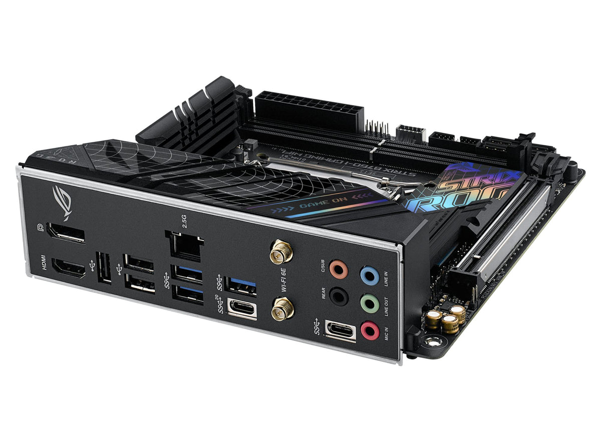 ASUS ROG STRIX B760-I GAMING WIFI LGA 1700 2xDDR5 Mini ITX 4xSATA MB 1xHDMI 2.1 1xDP 1.4 2xM.2