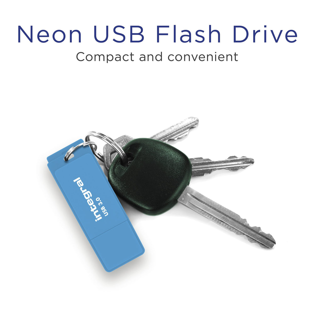 USB Flash Drive NEON USB 3.0 BLUE 32GB
