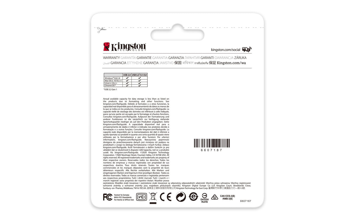 KINGSTON 128Go USB3.2 DataTraveler Gen1 Kyson