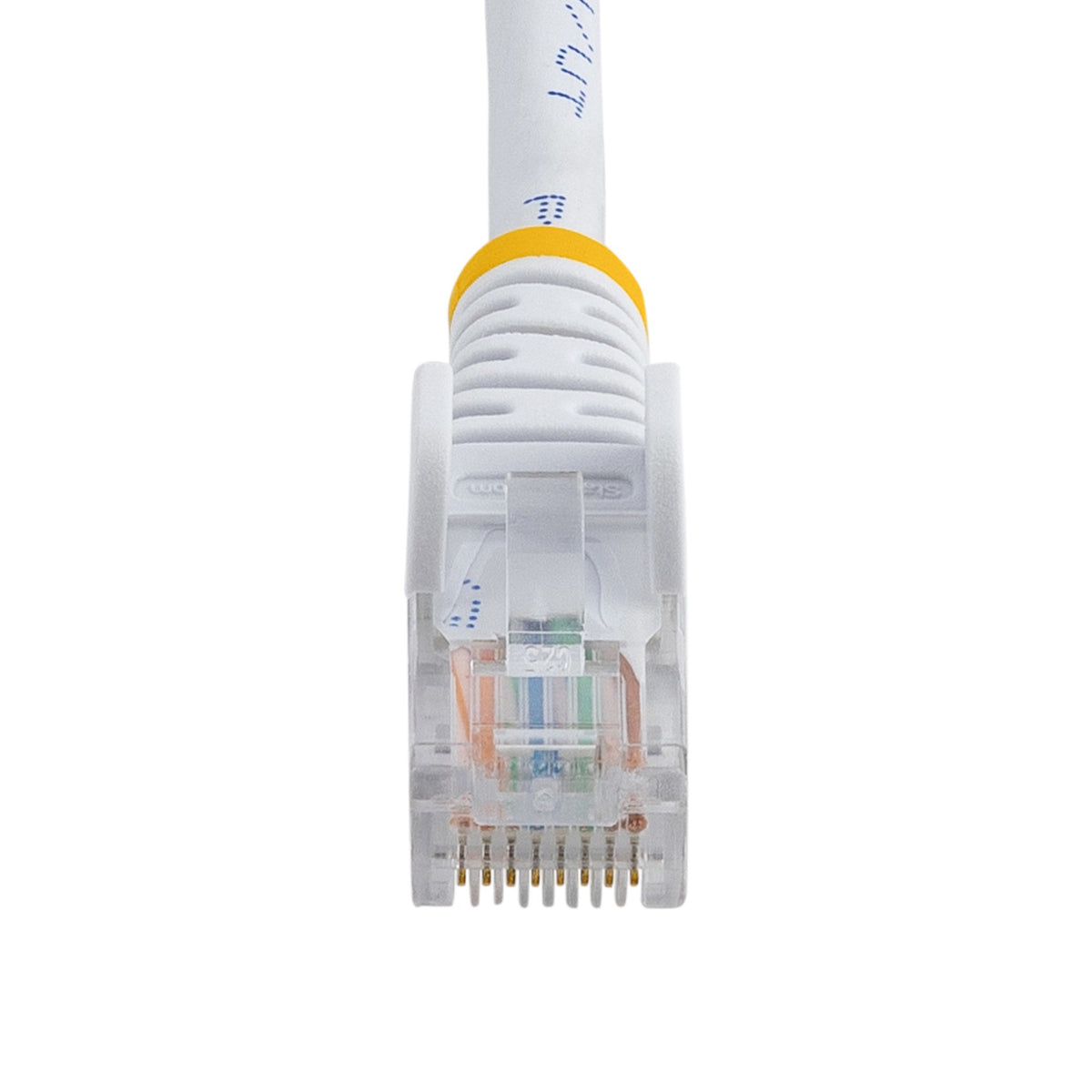 10m White Cat 5e Cable Snagless