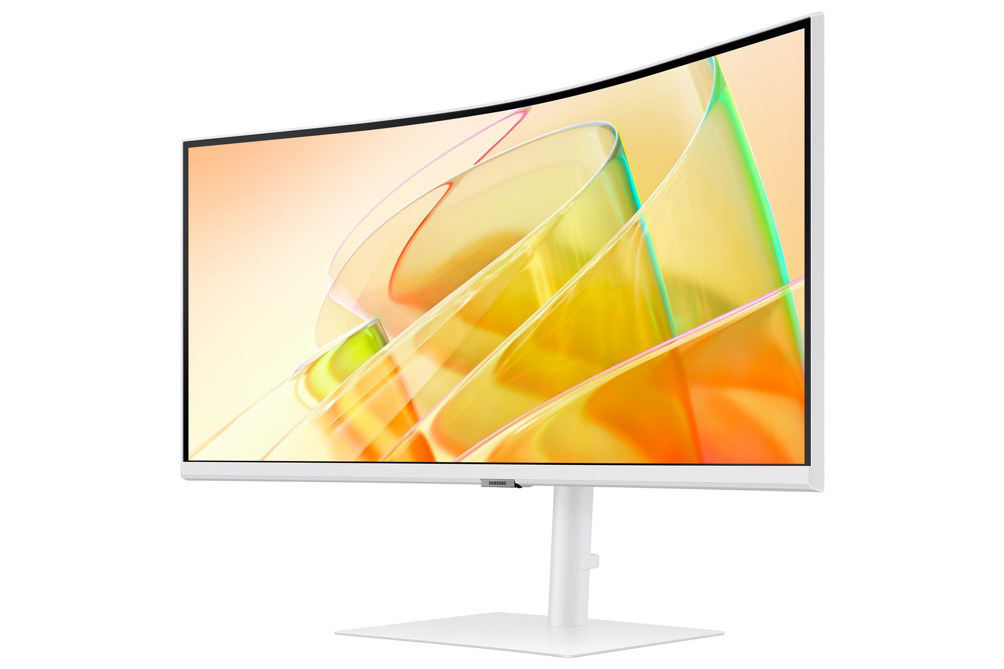 Samsung ViewFinity S65TC - Ecran incurvé -34''- 3440 x 1440 UWQHD- @ 100Hz - VA - HDR10-2x Thunderbolt 4 90W- DP- LAN- Blanc