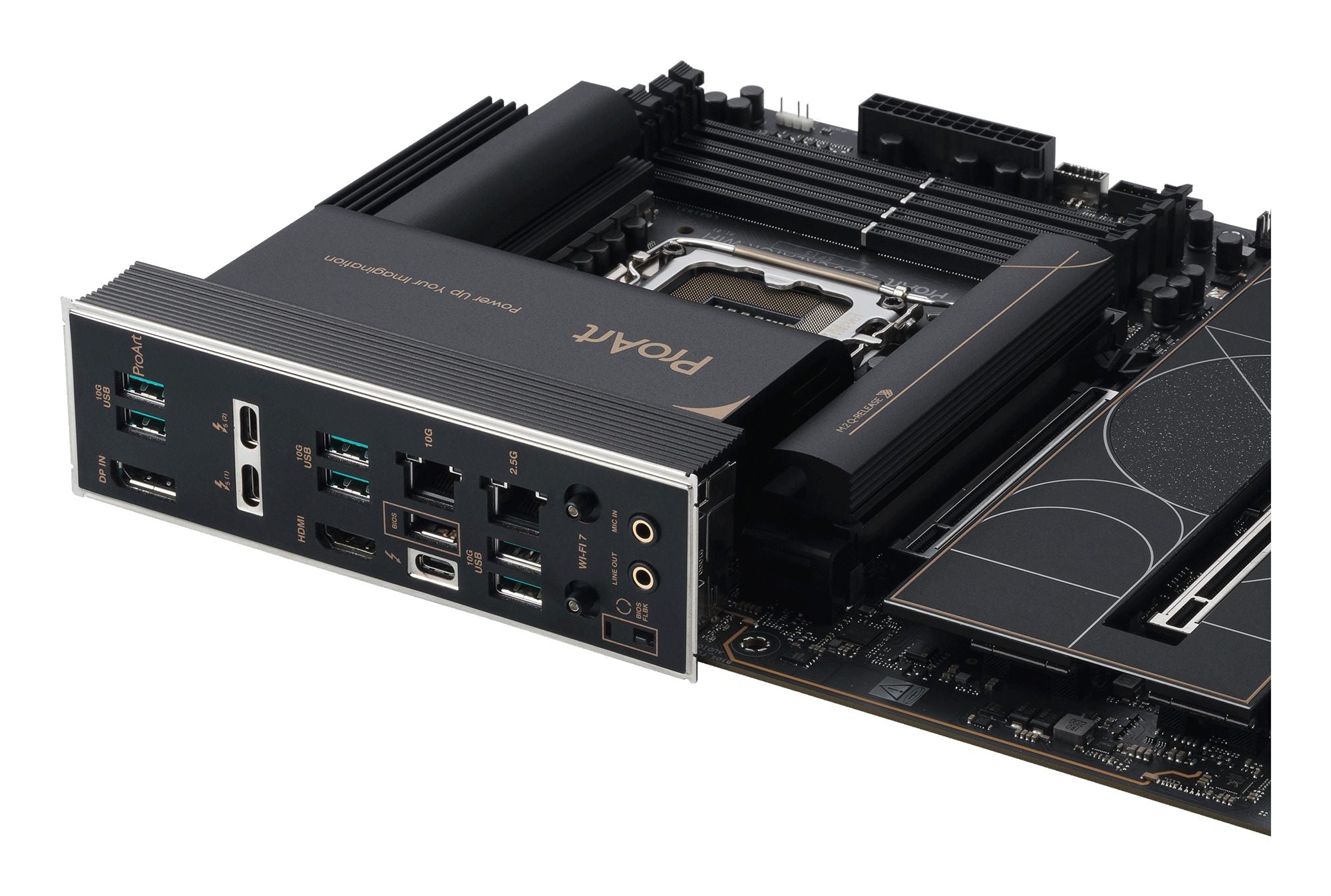 ASUS PROART Z890-CREATOR WIFI LGA1851 4xDDR5 ATX MB 4xSATA 1xHDMI 2.1 3xThunderbolt 5xM.2