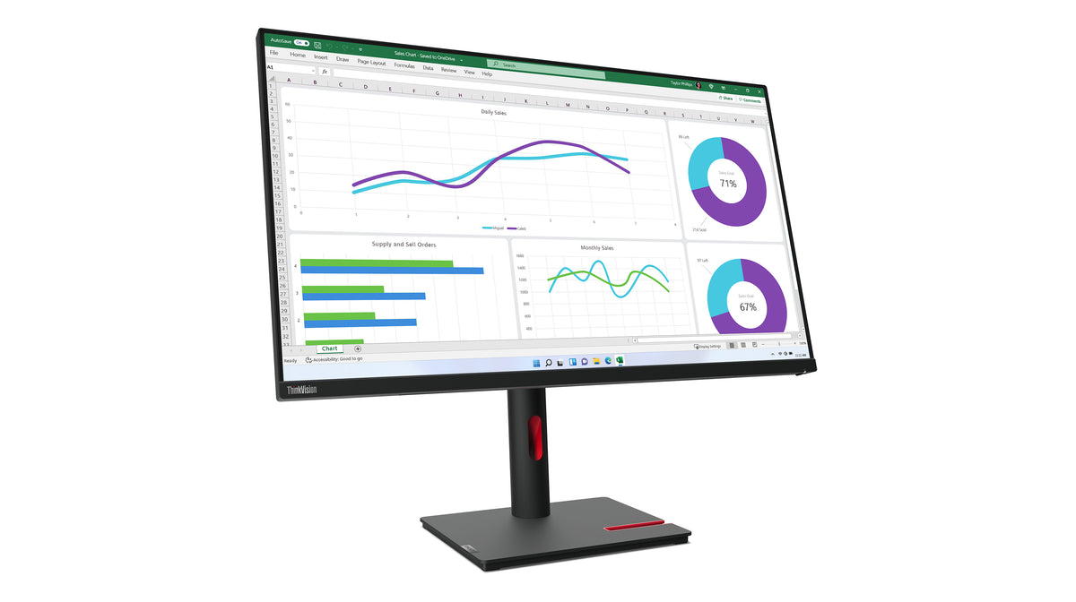LENOVO ThinkVision T32h-30 31.5p 2560x1440 Monitor 16:9 60Hz HDMI DP
