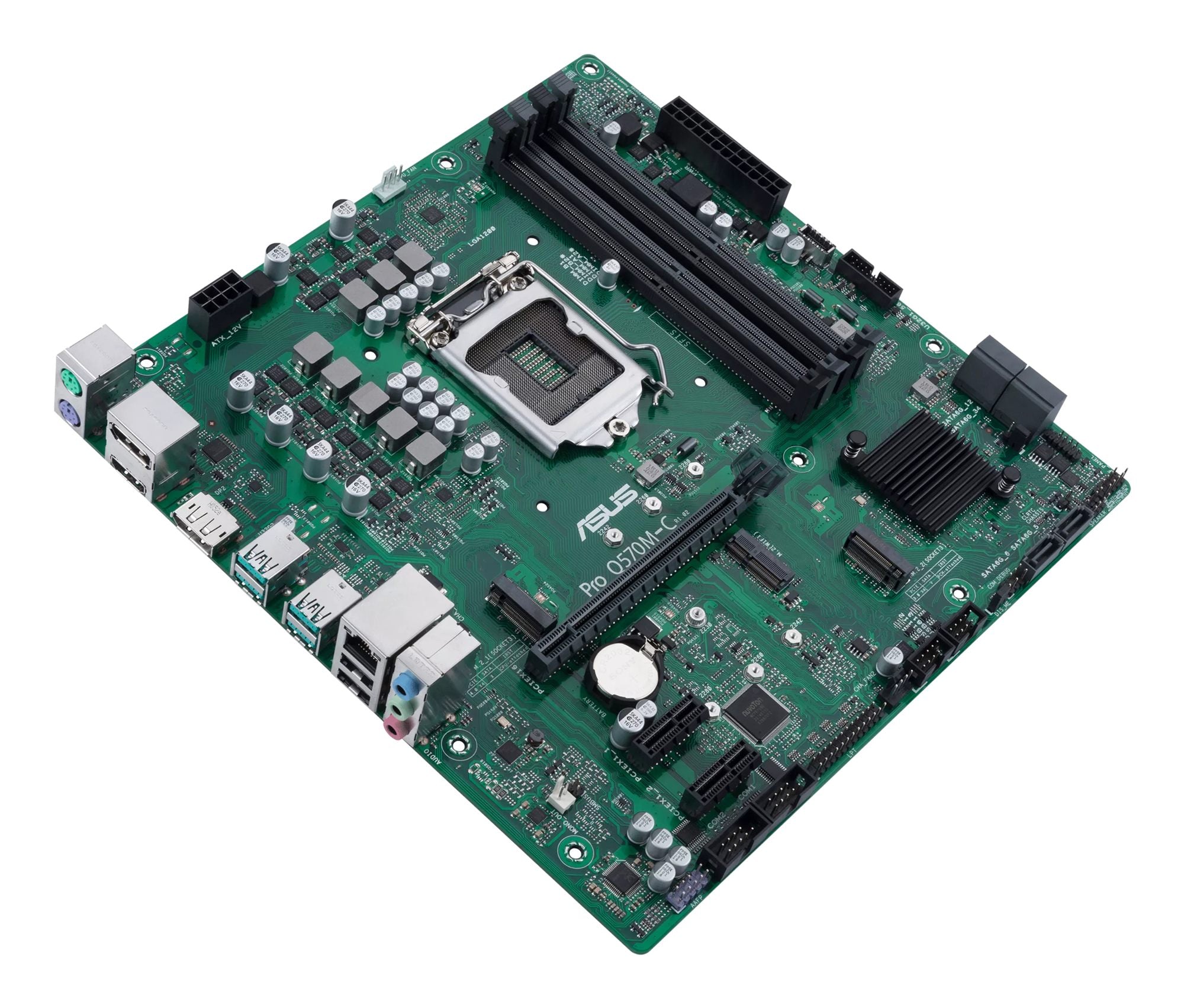 ASUS PRO Q570M-C/CSM - Intel - LGA 1200 - Intel® Celeron® - Intel® Core™ i3 - Intel® Core™ i5 - Intel® Core™ i7 - Intel® Core™ i9 - Intel® Pentium® - DDR4-SDRAM