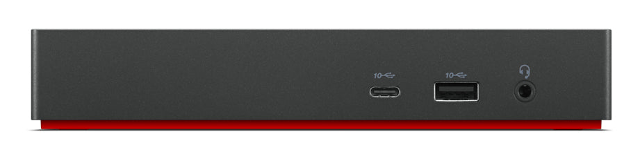 LENOVO ThinkPad Universal USB-C Dock - Station d accueil - USB-C - HDMI 2 x DP - GigE - 90 Watt - ThinkRed