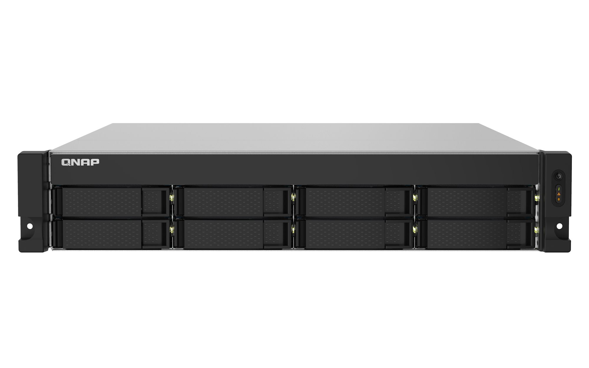 QNAP TS-832PXU-RP-4G 8-Bay rackmount NAS AL324 4Go DDR4 UDIMM RAM SATA 6Gb/s 2x 10GbE SFP+ 2x 2.5GbE 1x PCIe Gen2 x2 slot 250W