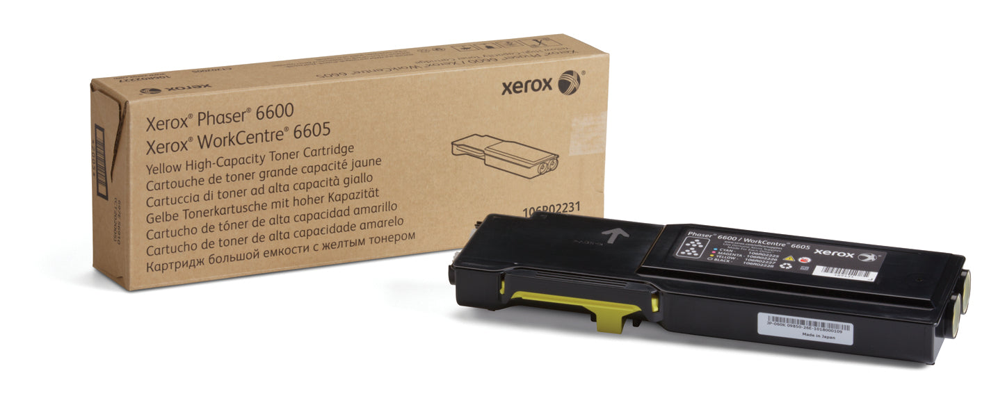 Toner/Yellow High Cap Yield 6k f 6600