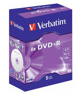 DVD+R/4.7GB 120Min 4x Live It VideoC 5pk