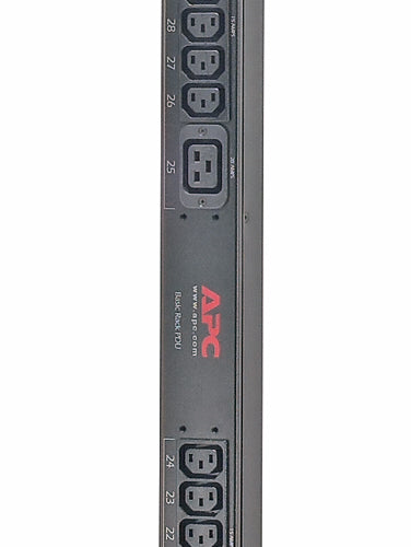 APC Basic Rack PDU Zero U Rack AC 208V output connectors 36 power IEC 60320 C13 IEC 60320 C19 0U 0.9m cord Black